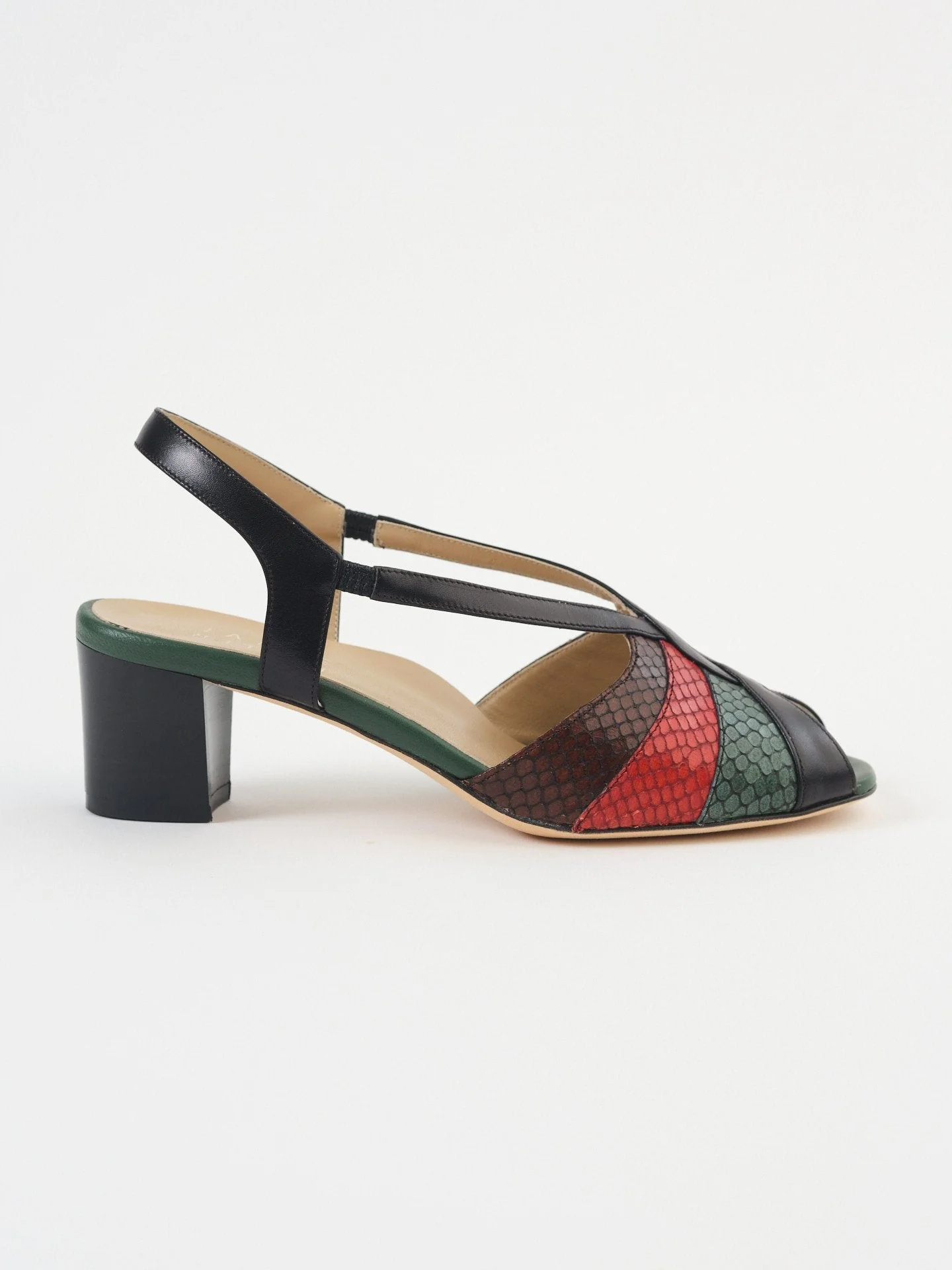 Jamie Haller - The Archive Heel in Snake Mix - Image 3