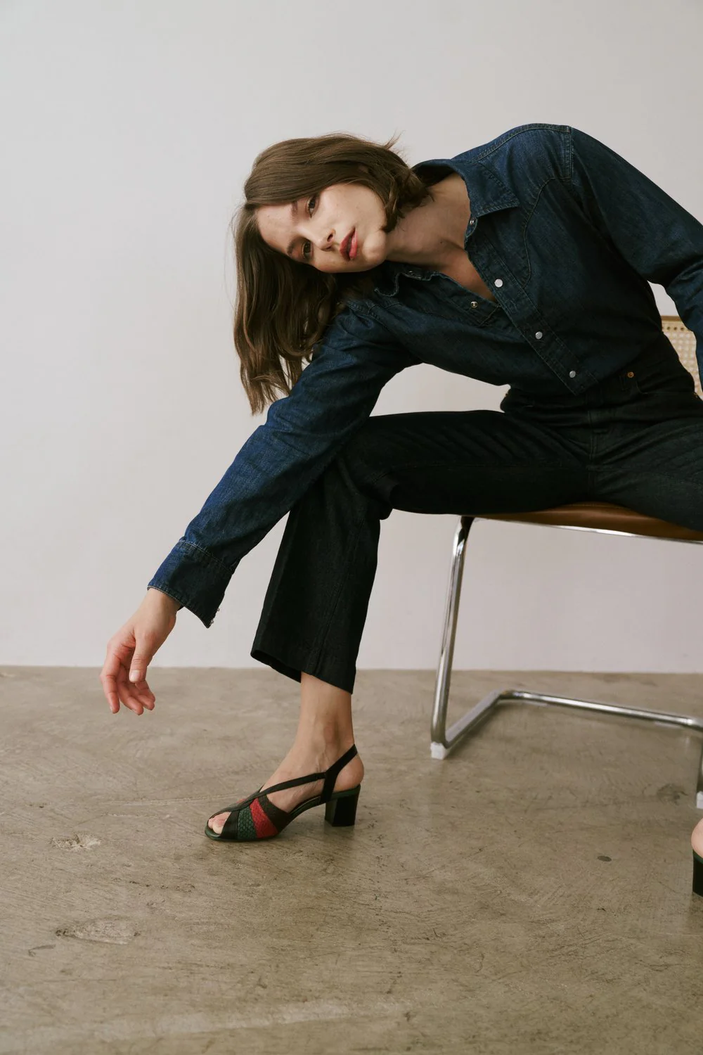 Jamie Haller - The Archive Heel in Snake Mix - Image 4