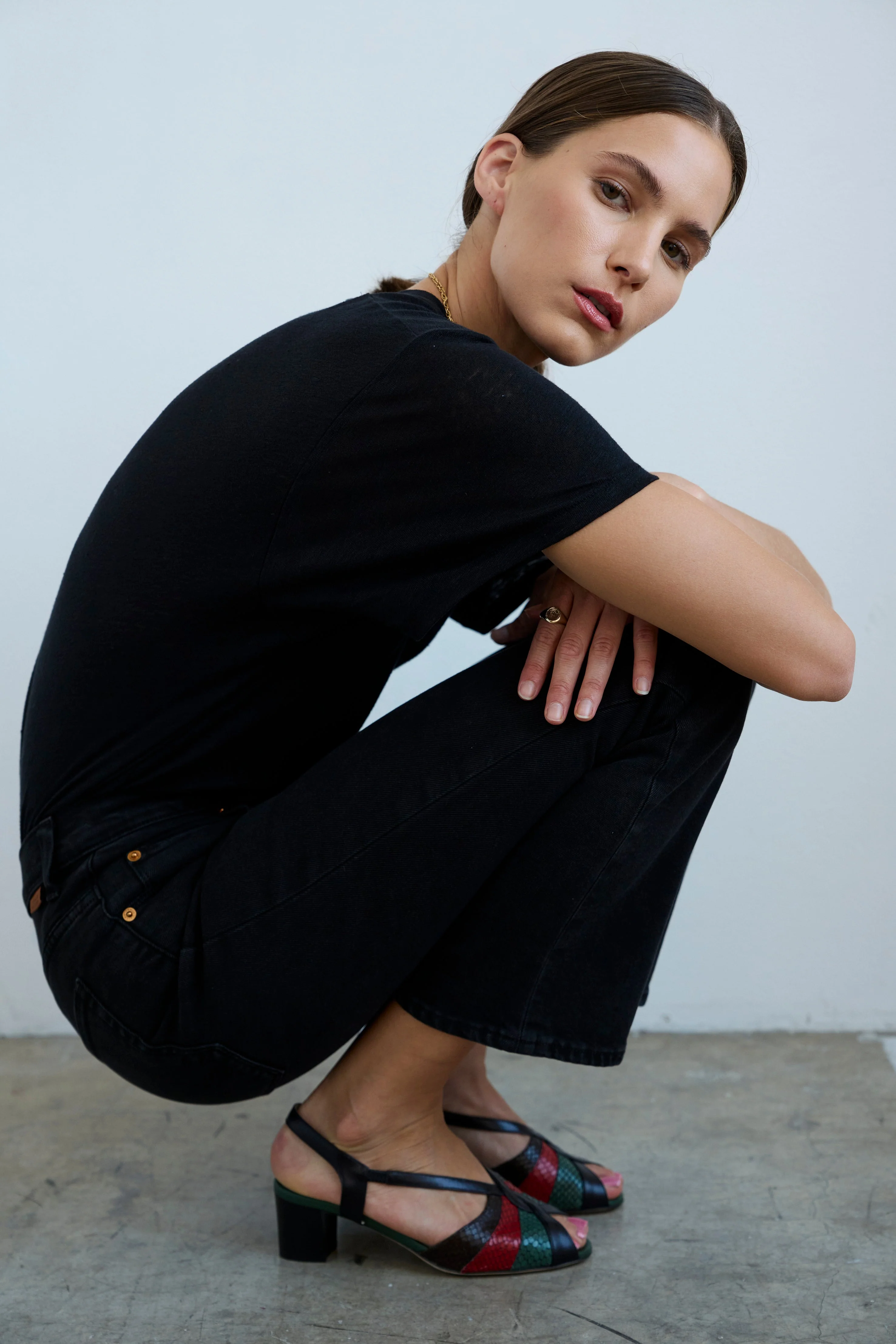 Jamie Haller - The Archive Heel in Snake Mix - Image 5