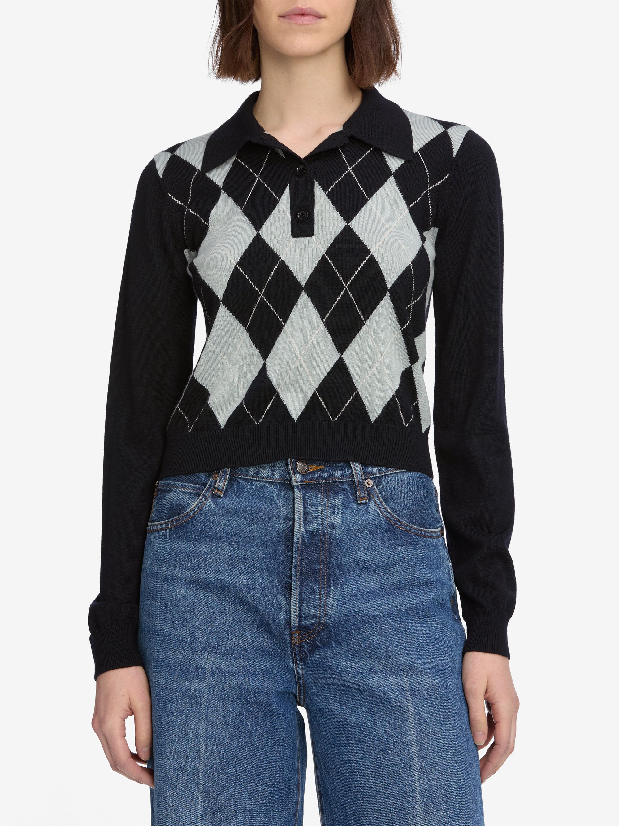FRAME - The Argyle Polo - Image 3