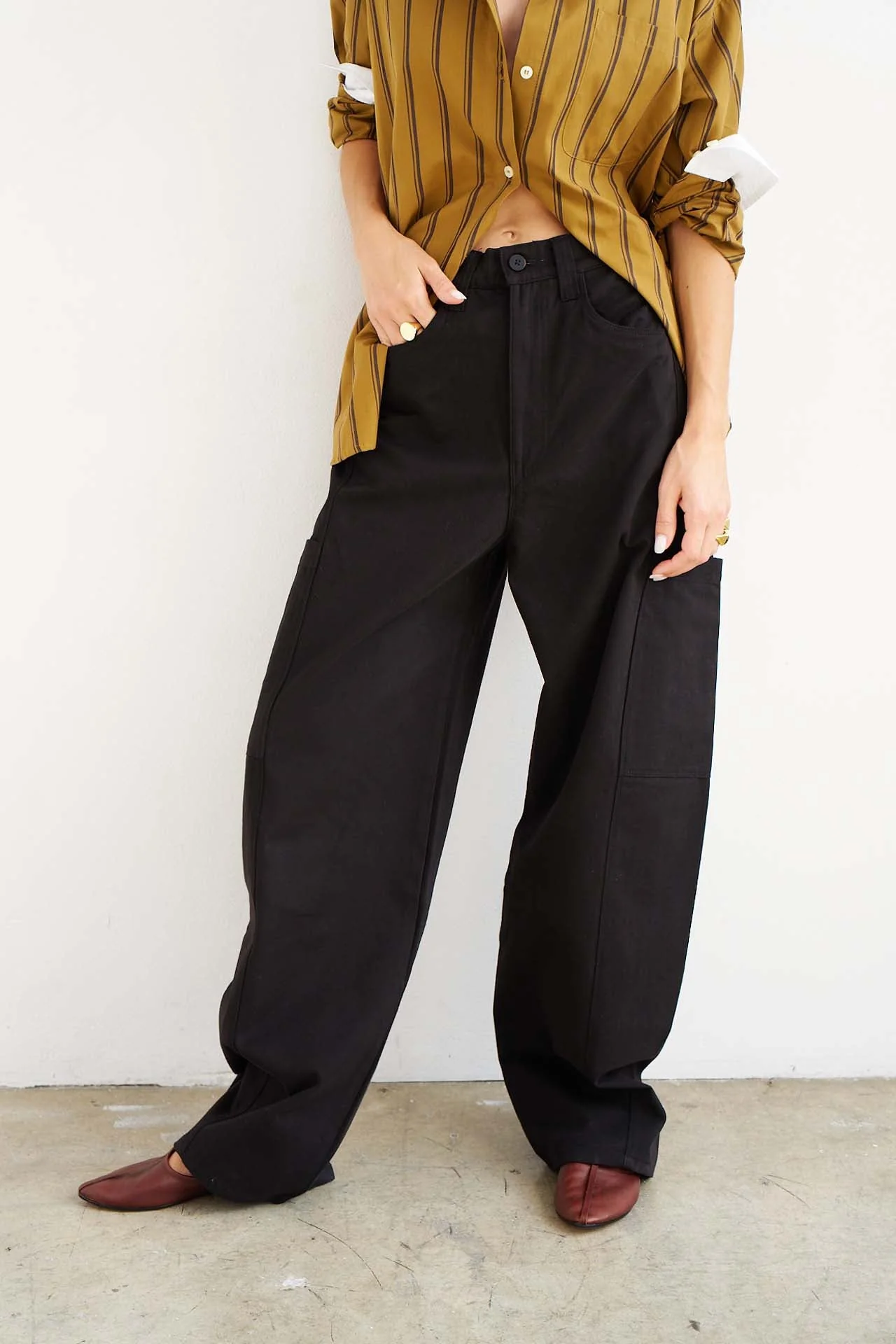 Jamie Haller - The Baggy Painter Twill in Black - Image 5