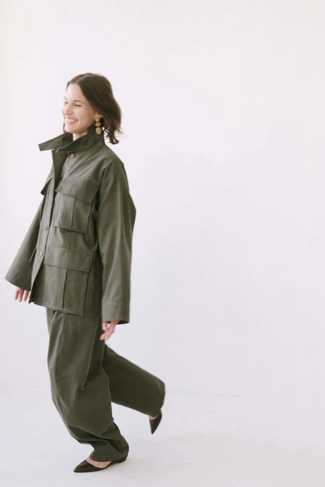 Jamie Haller - The Baggy Painter Twill in Olive - Image 13