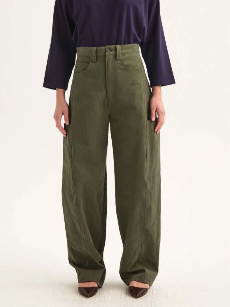 Jamie Haller - The Baggy Painter Twill in Olive - Image 14