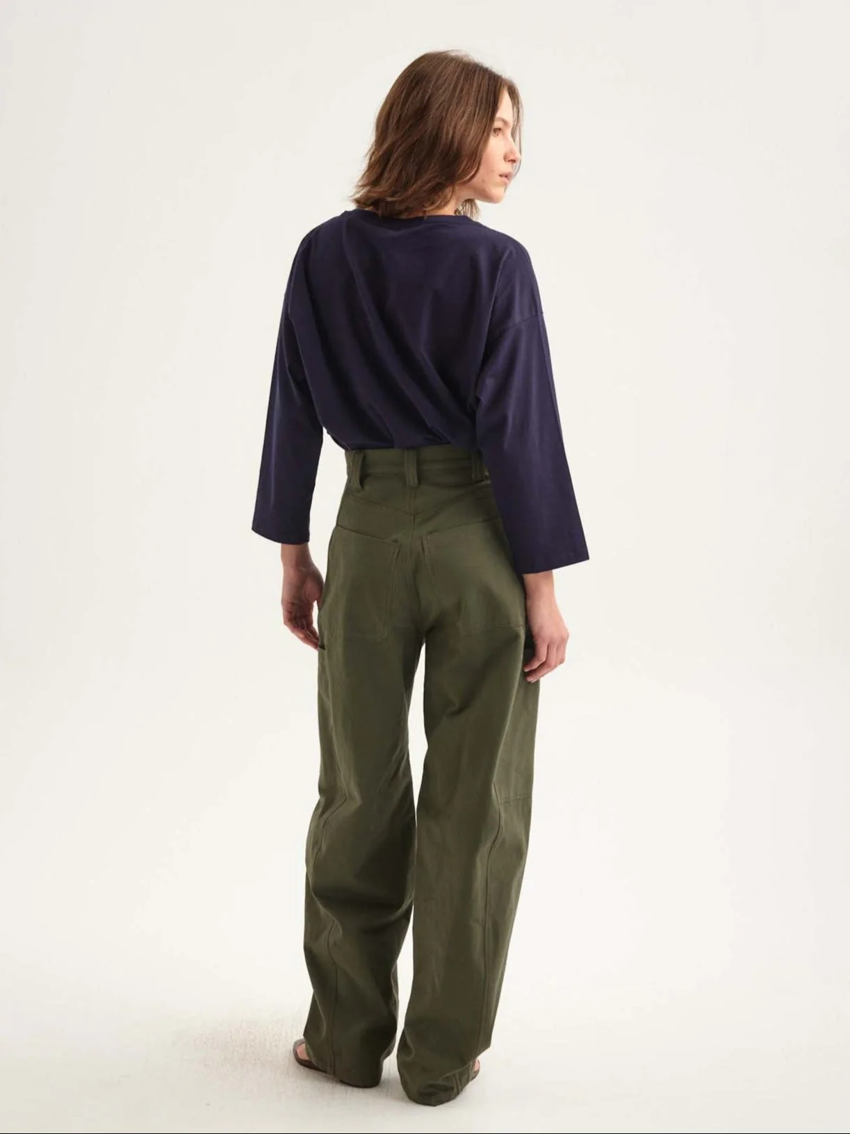 Jamie Haller - The Baggy Painter Twill in Olive - Image 18