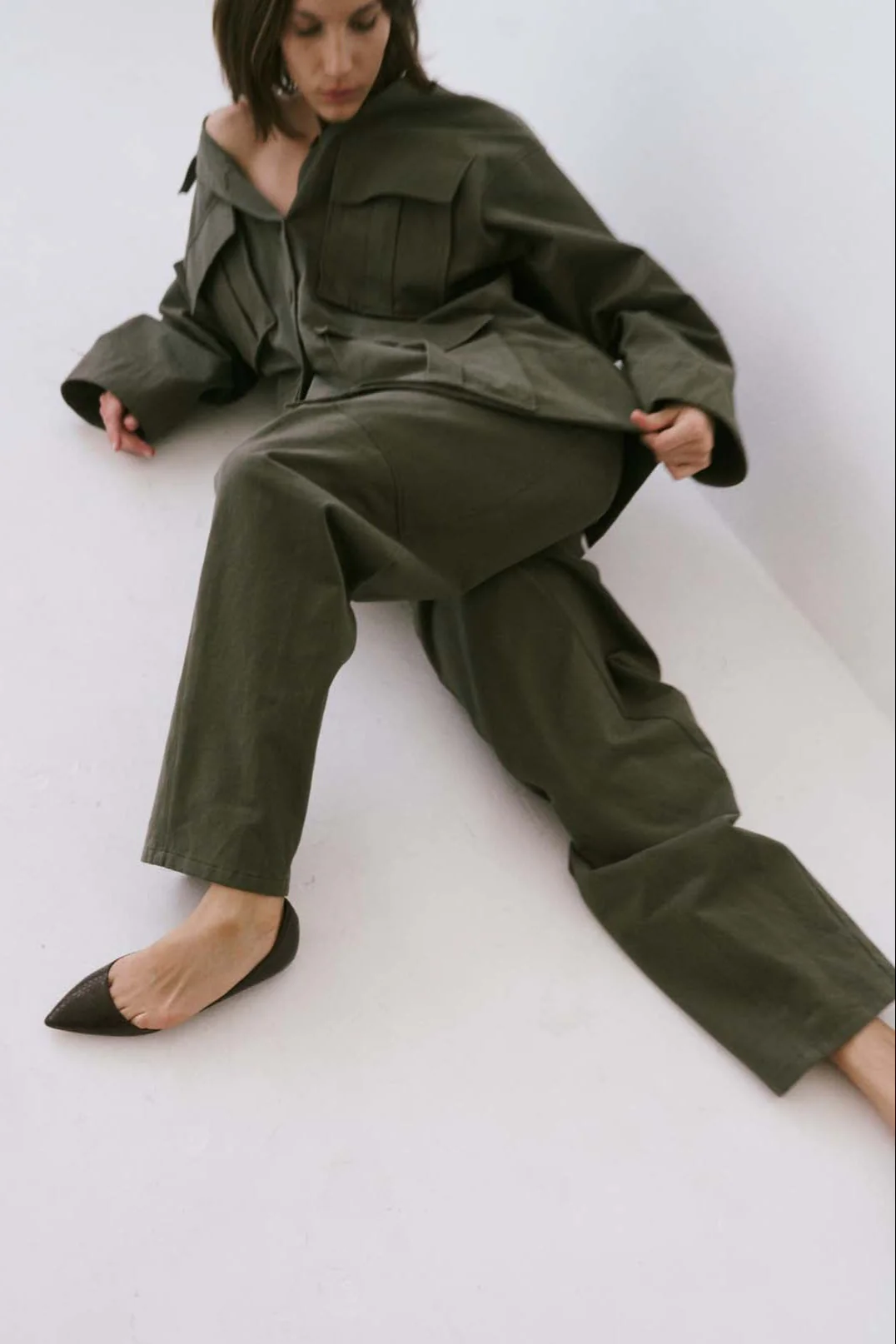 Jamie Haller - The Baggy Painter Twill in Olive - Image 20