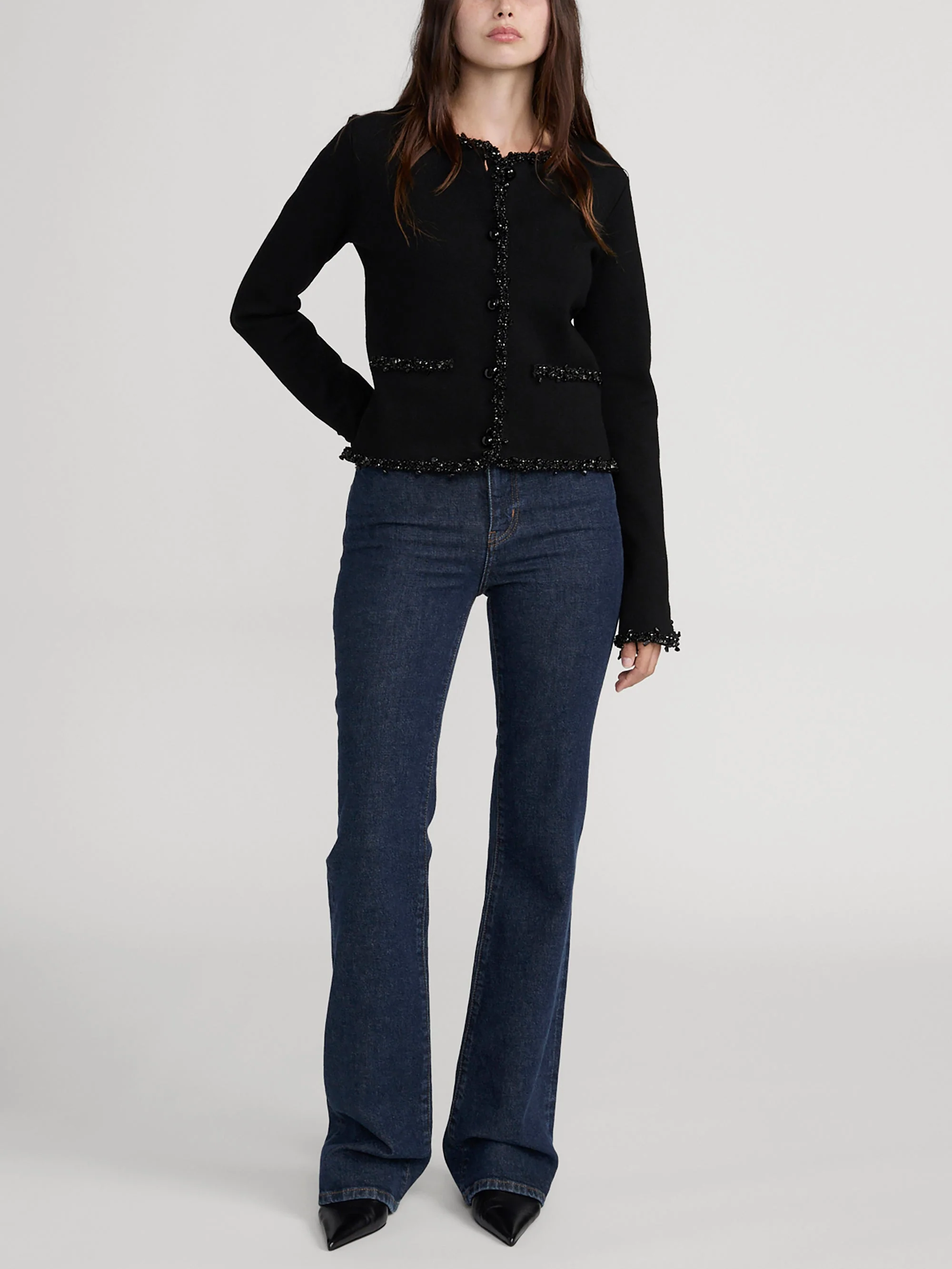 FRAME - The Beaded Trim Jacket - Image 2