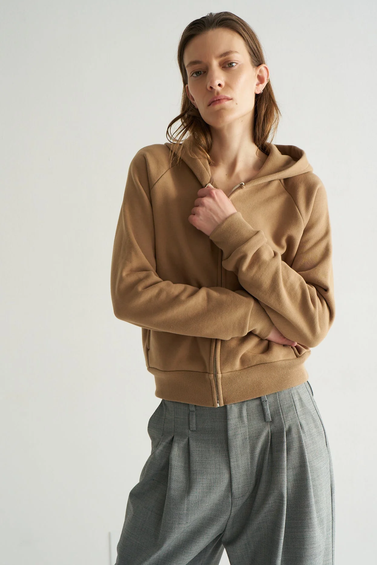 Jamie Haller - The Bird Hoodie in Camel - Image 4