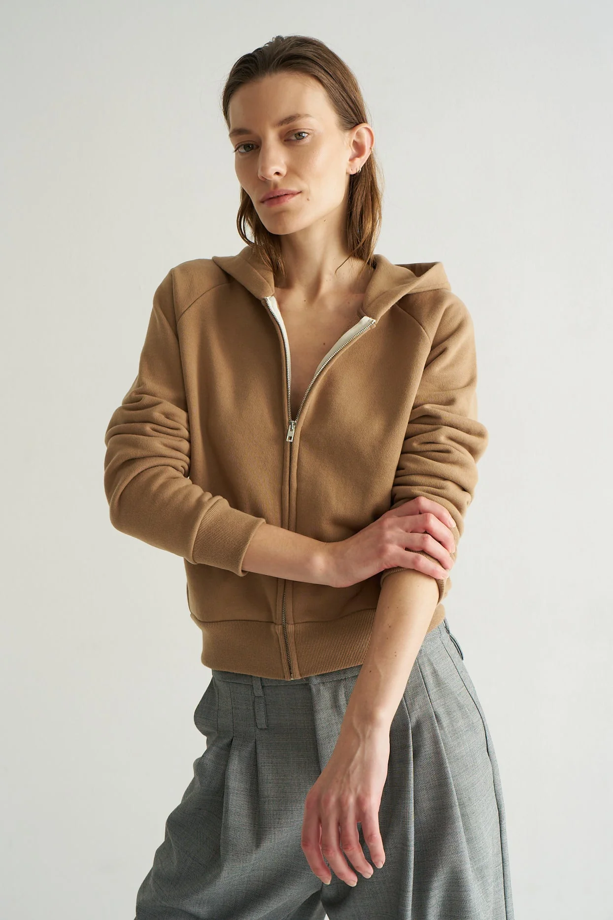 Jamie Haller - The Bird Hoodie in Camel - Image 9