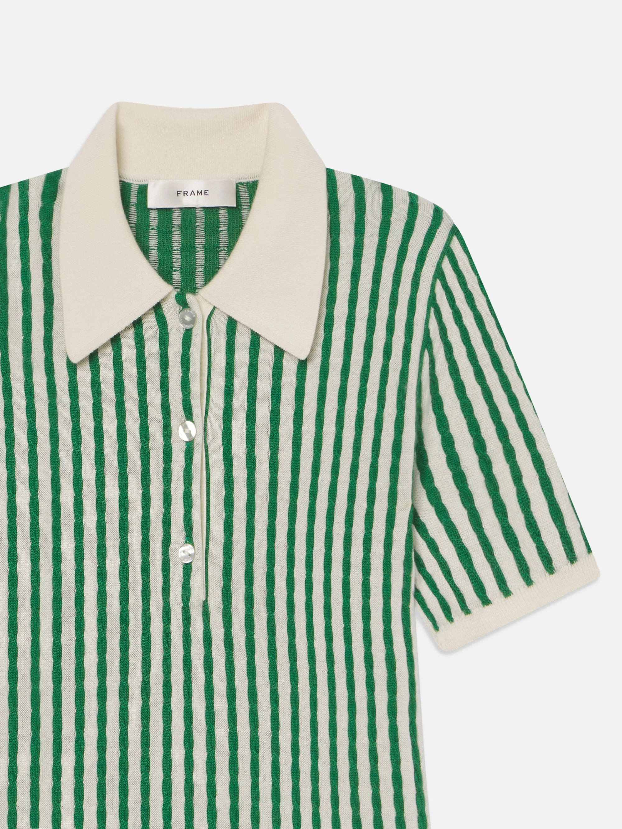 FRAME - The Cable Polo Dress - Image 4