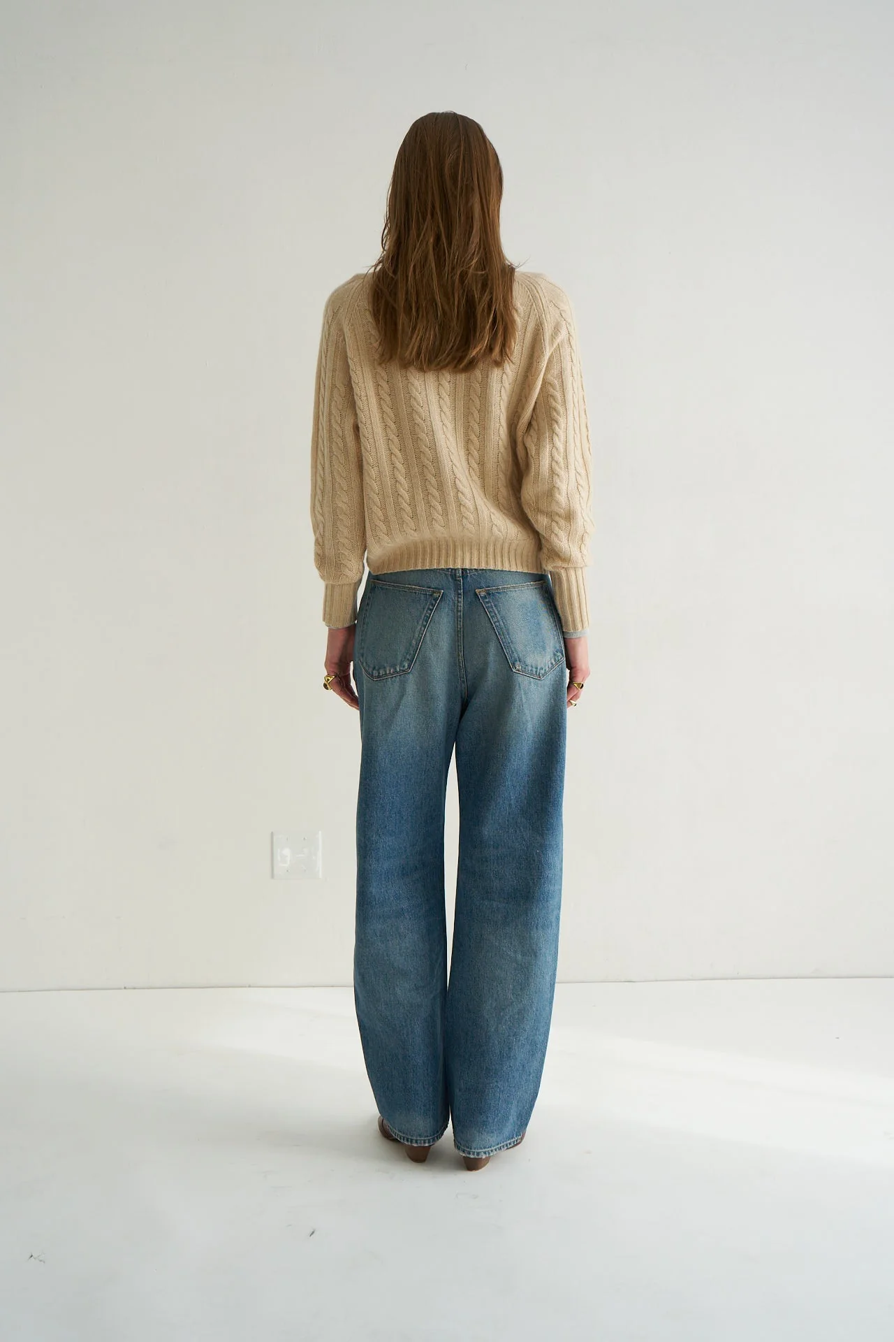 Jamie Haller - The Cable V Fave in Creme - Image 17