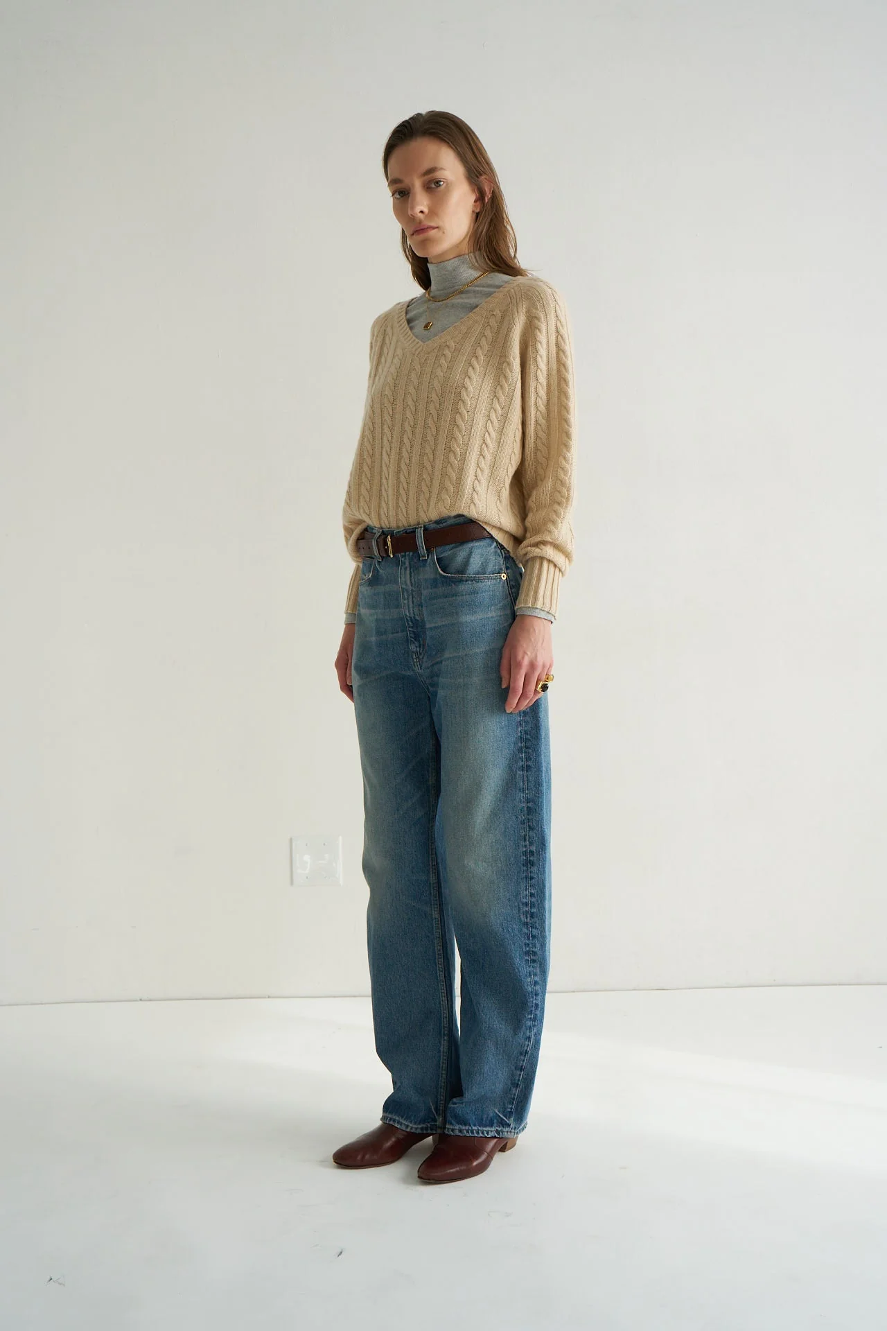 Jamie Haller - The Cable V Fave in Creme - Image 18