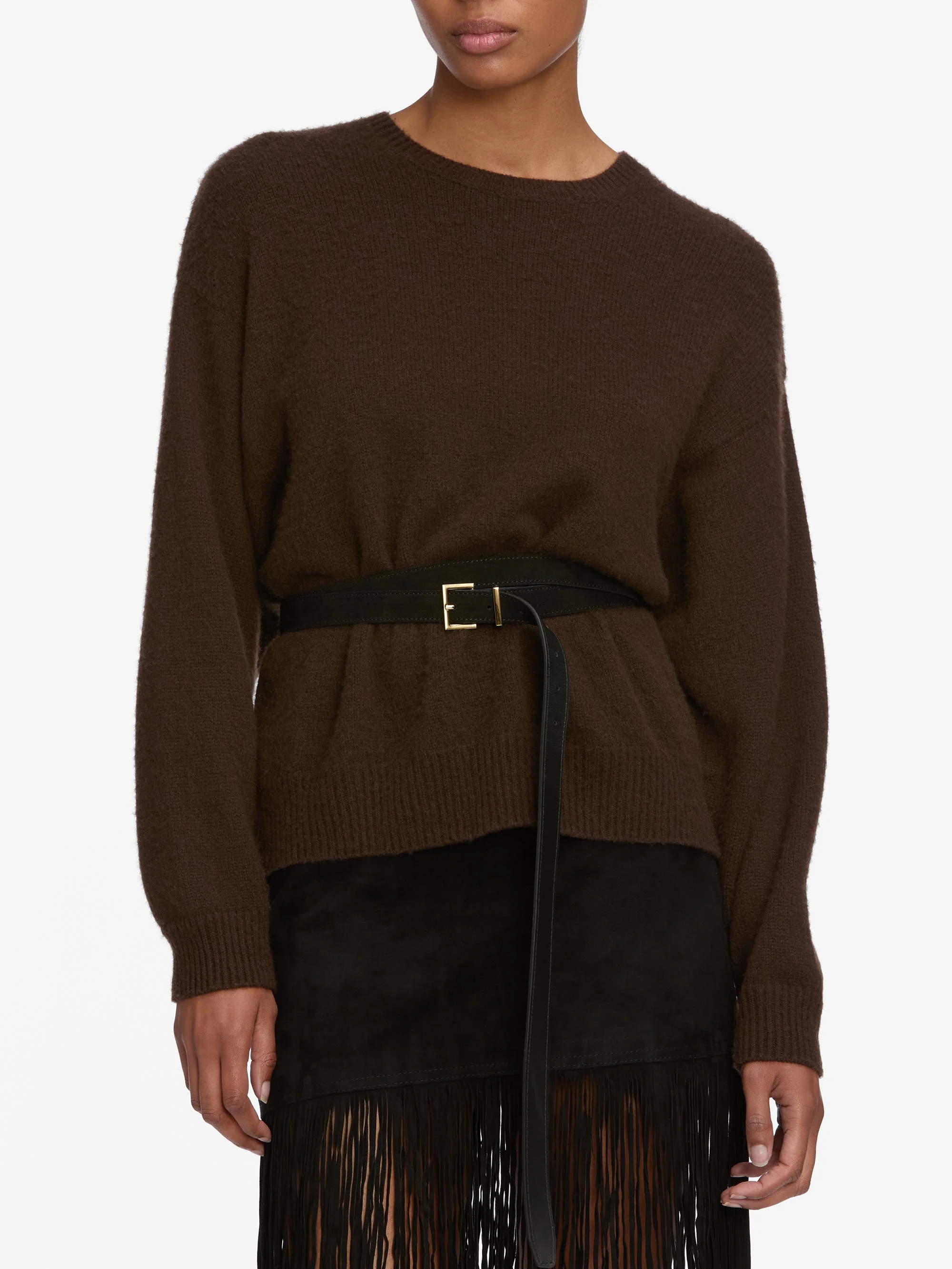 FRAME - The Cashmere Brushed Sweater - Image 3