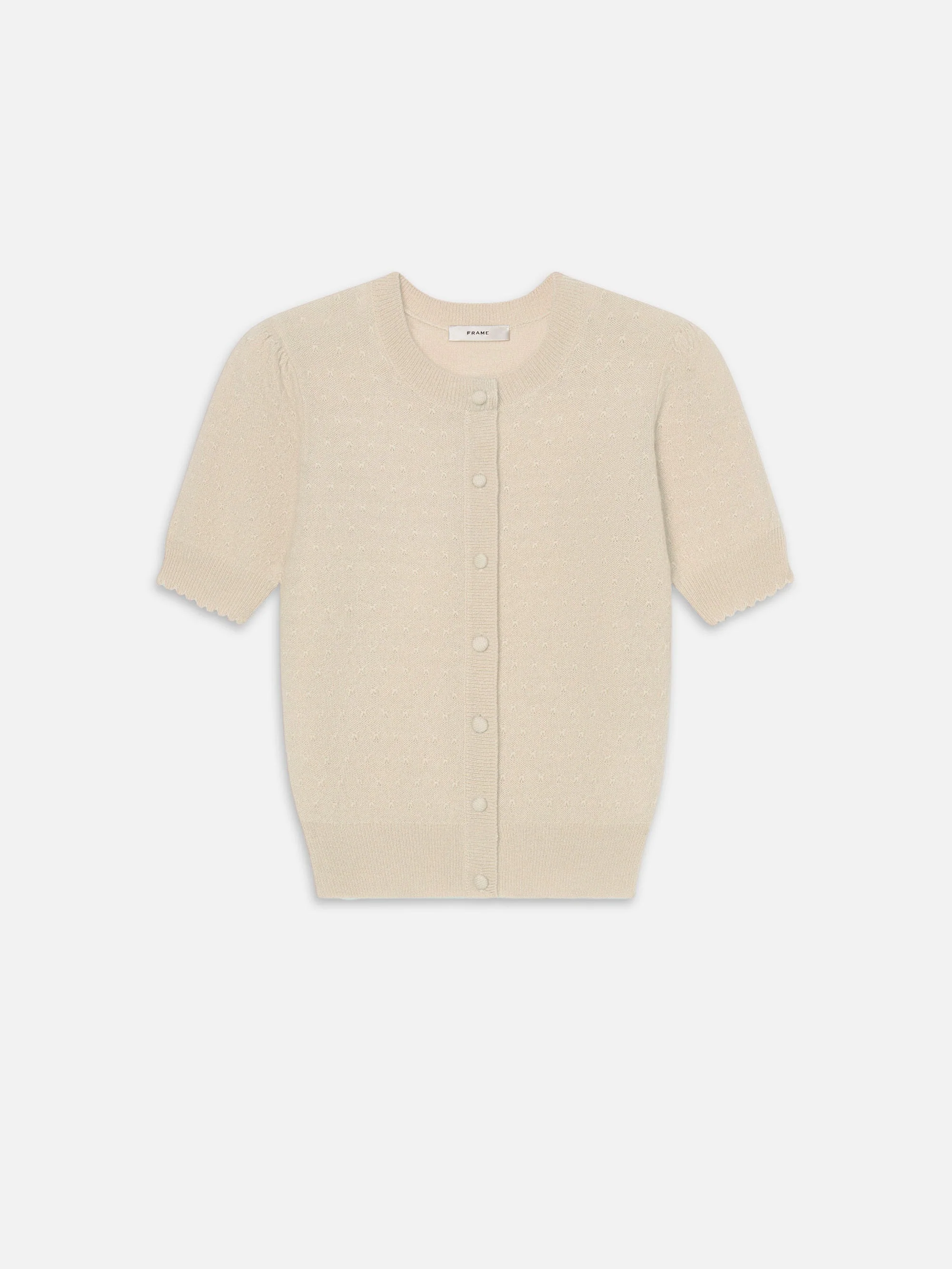 FRAME - The Cashmere Pointelle Cardi