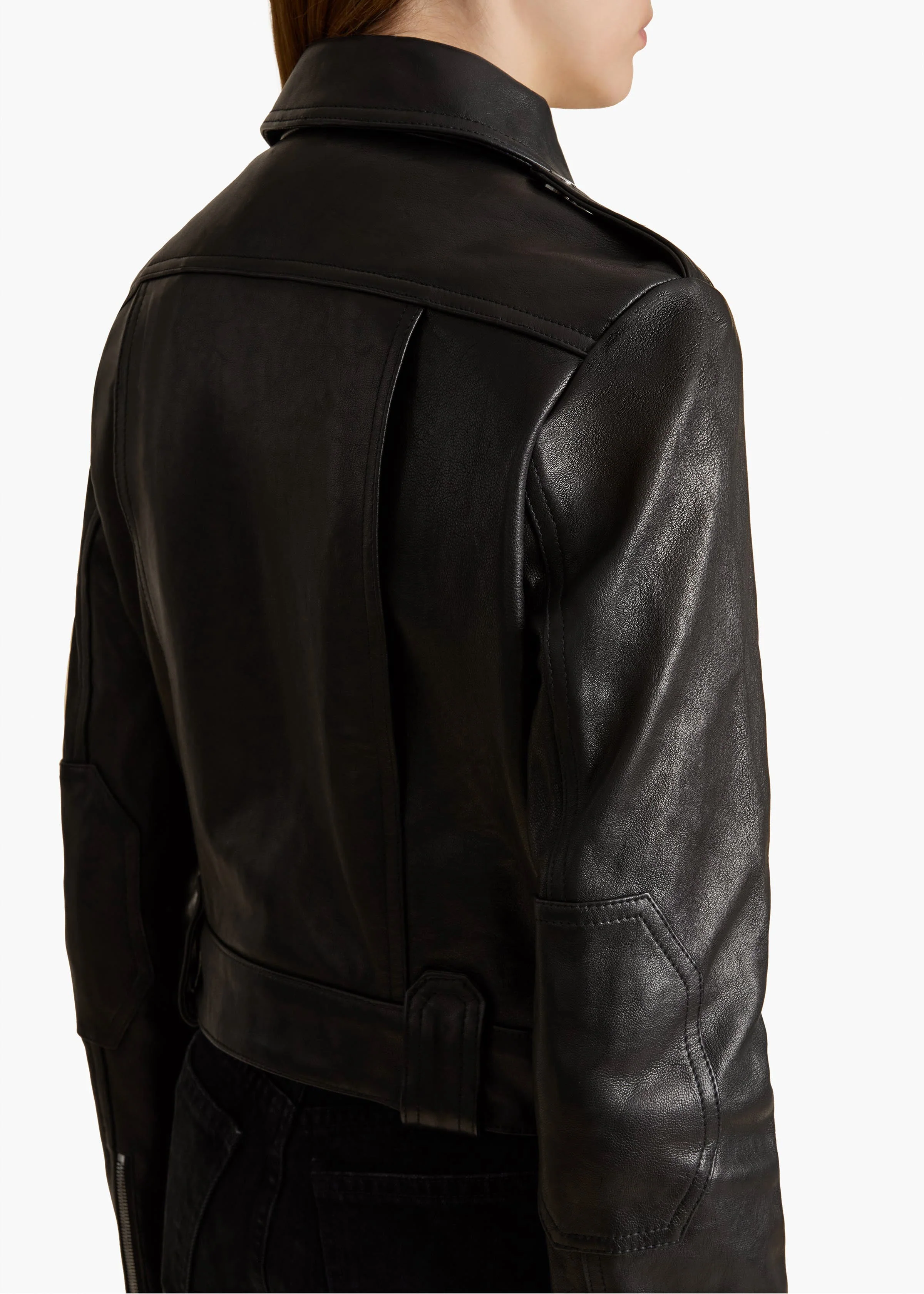 Khaite - Cordelia Jacket in Black Leather - Image 5