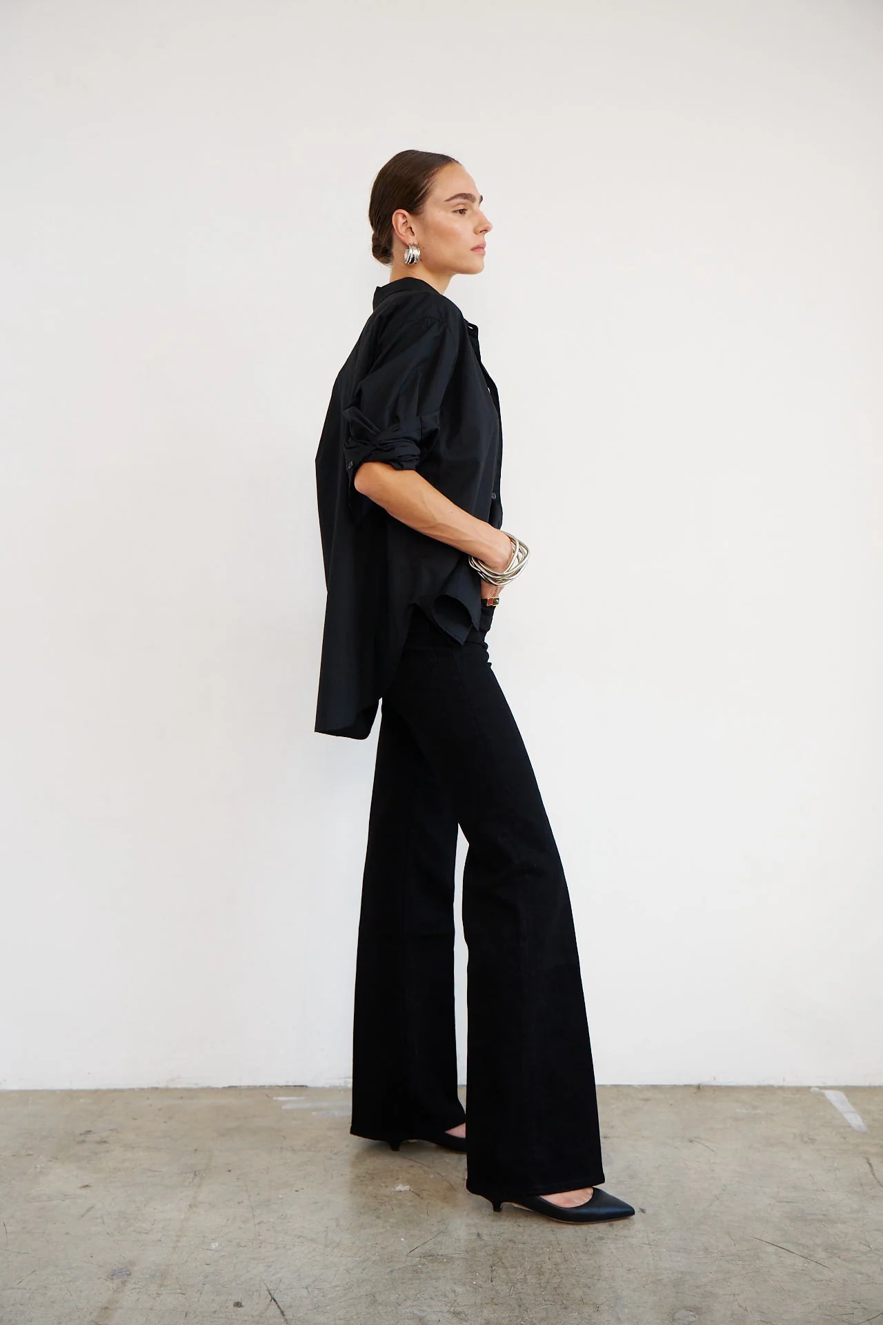 Jamie Haller - The Crease Jean in Black - Image 10