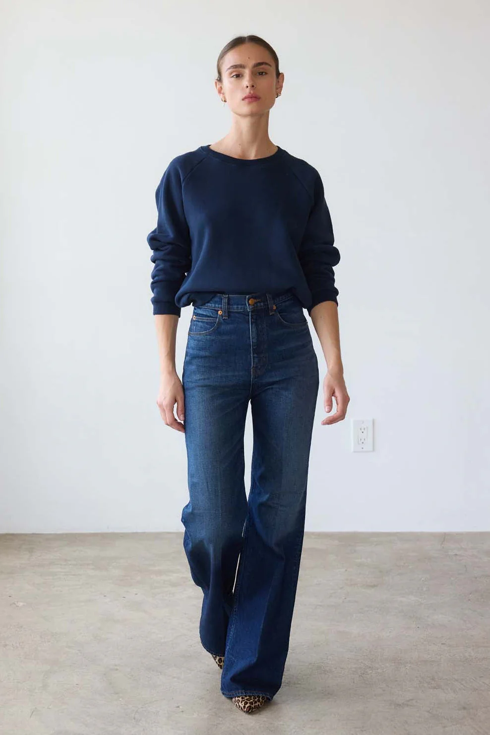 Jamie Haller - The Crease Jean in Distressed Dark - Image 7