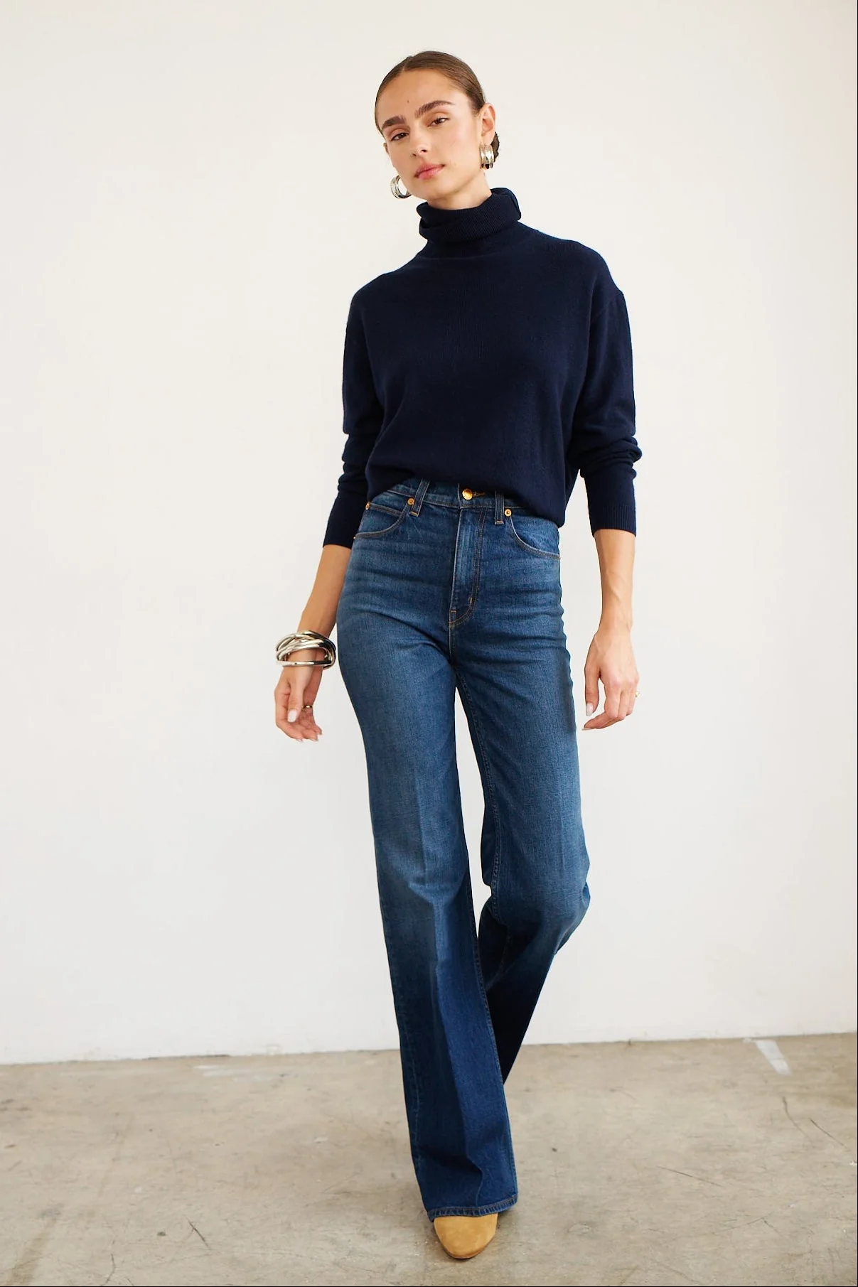 Jamie Haller - The Crease Jean in Distressed Dark - Image 9