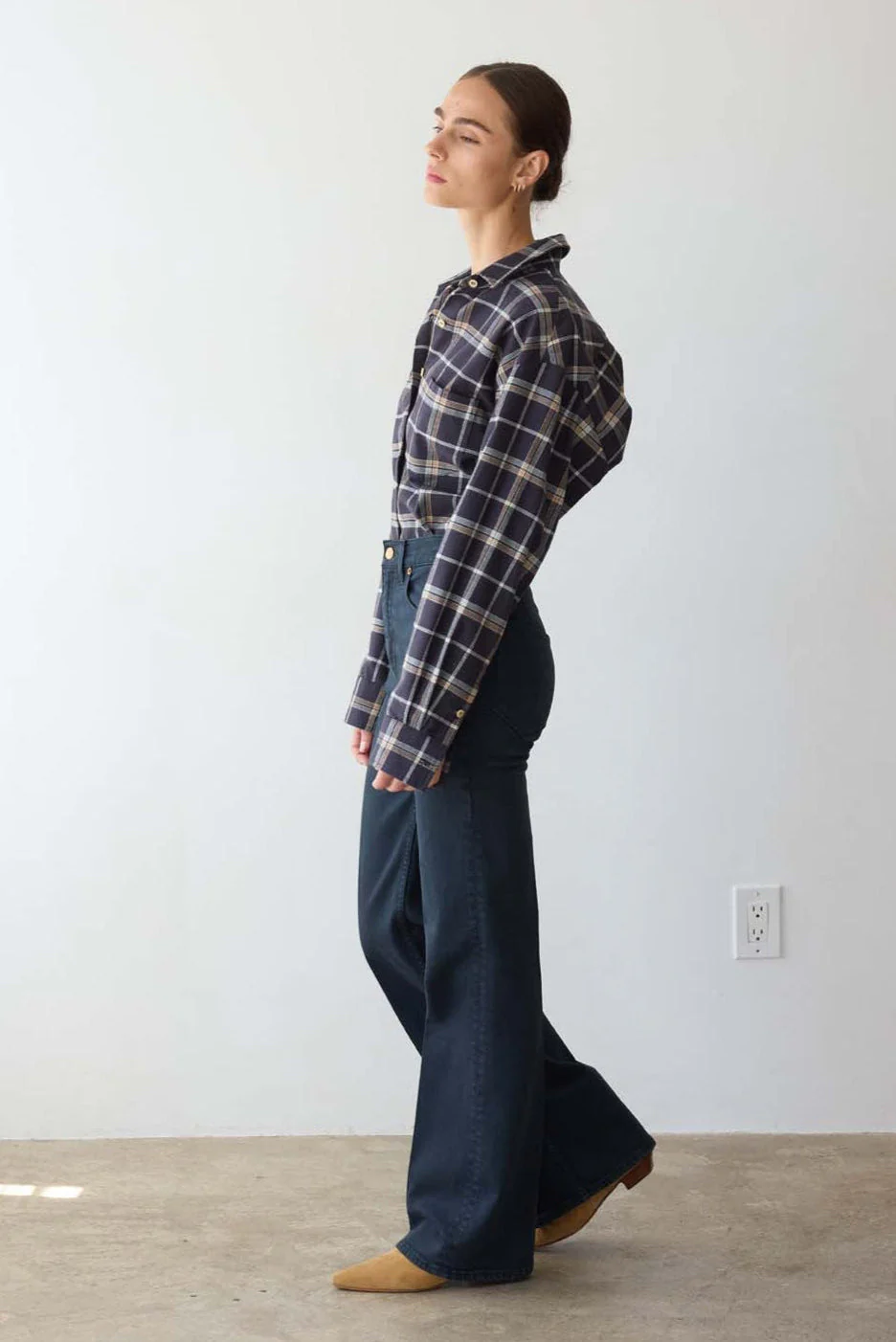 Jamie Haller - The Crease Jean in Washed Grey - Image 3
