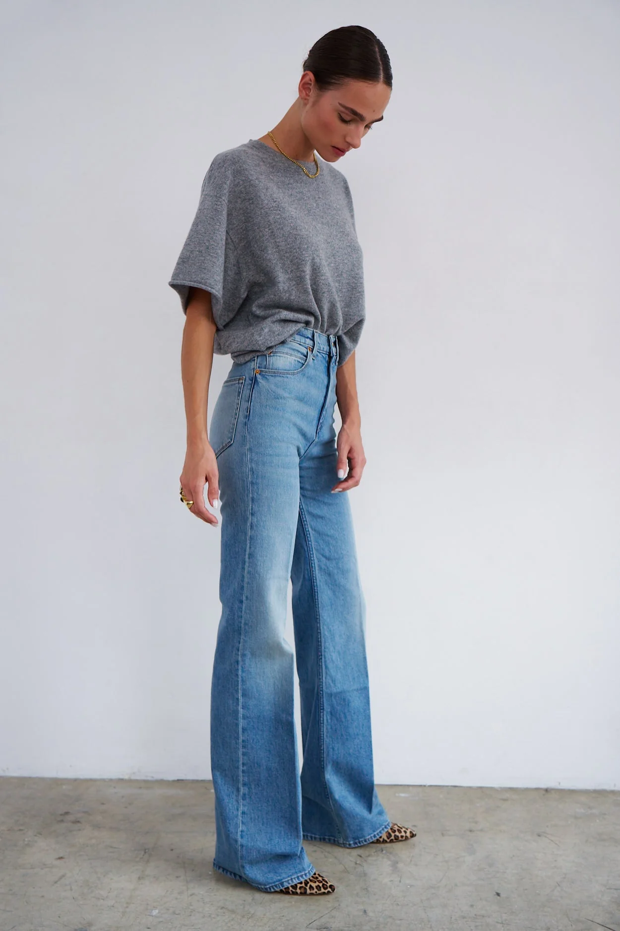 Jamie Haller - The Crease Jean in Worn Indigo