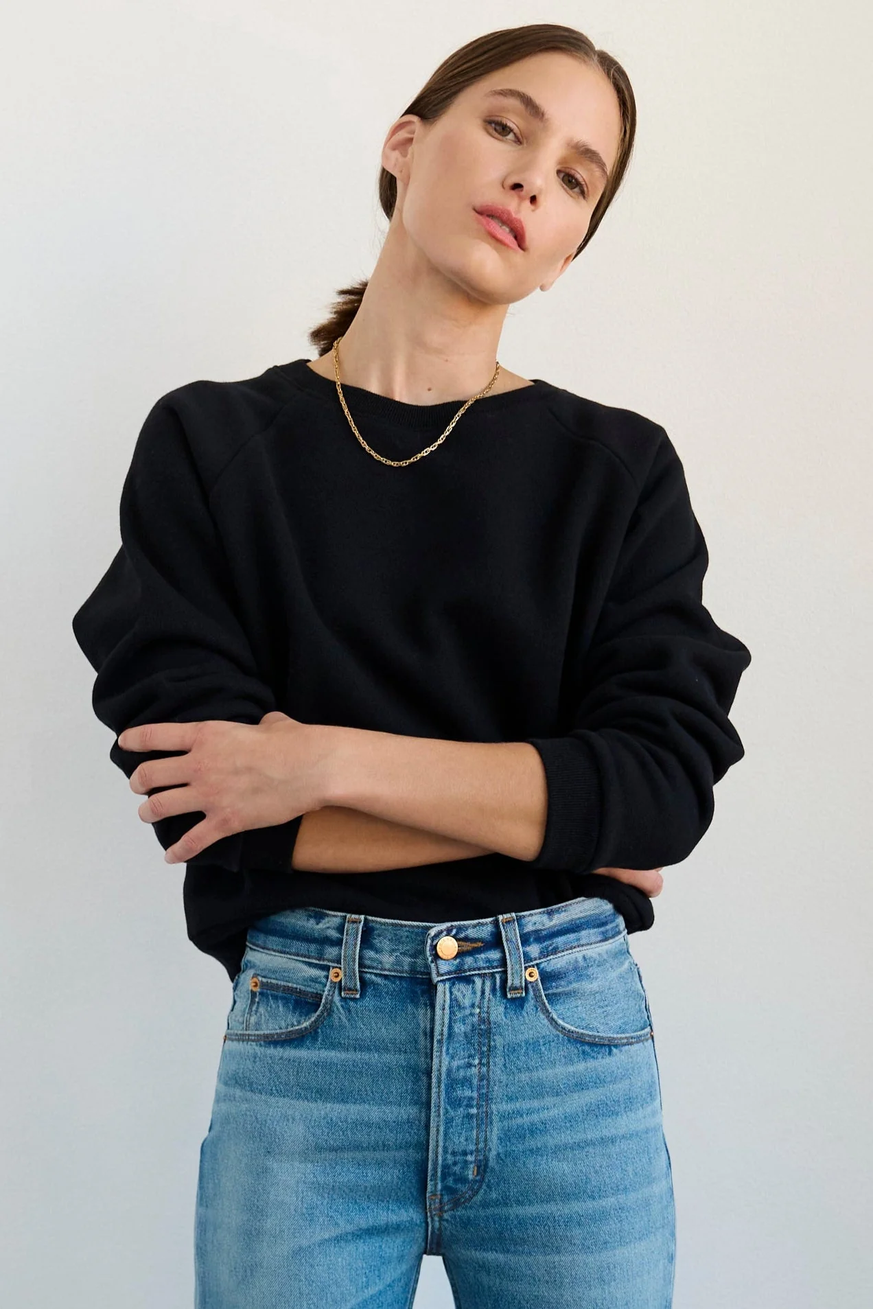 Jamie Haller - The Daily Sweatshirt in Black - Image 11