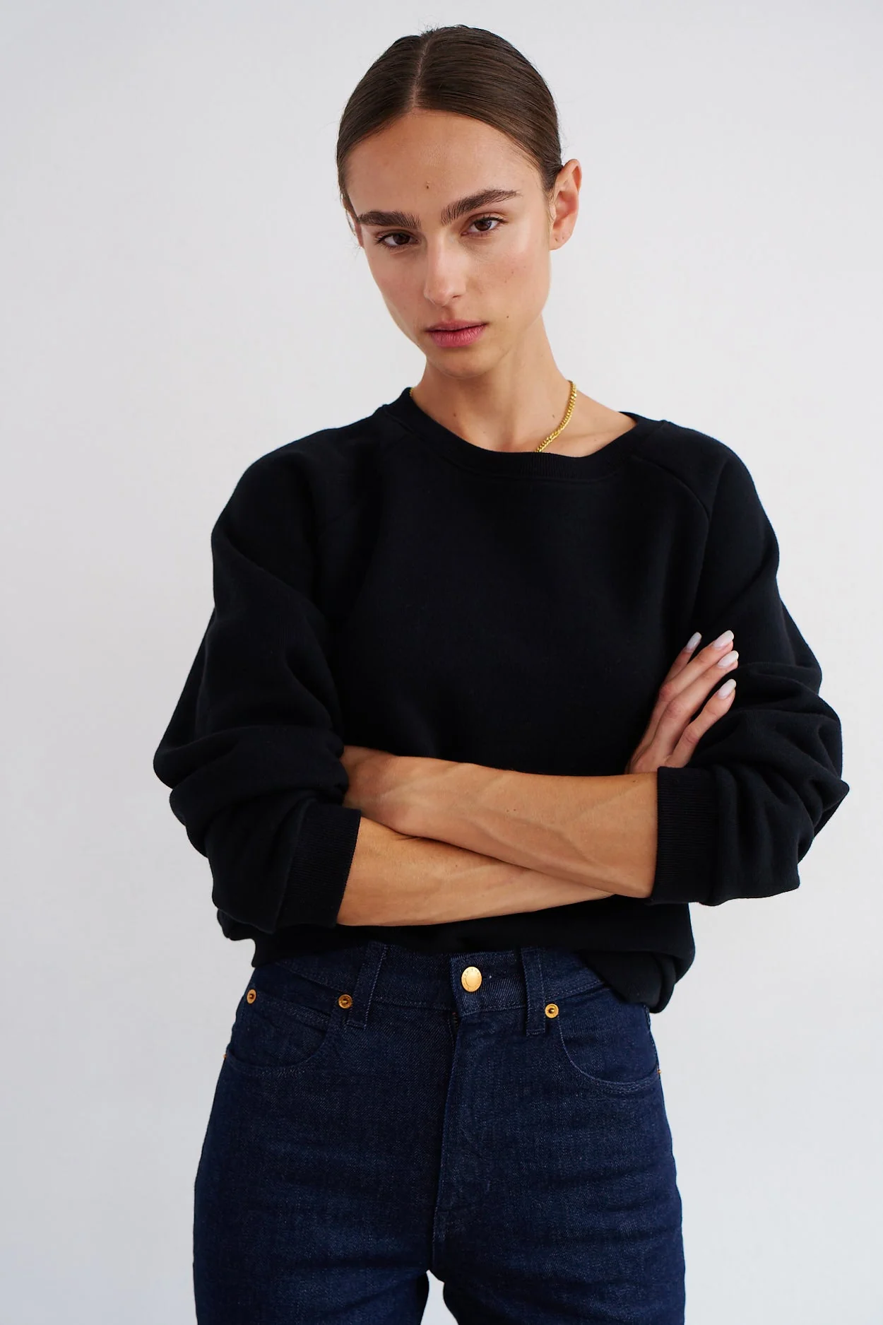Jamie Haller - The Daily Sweatshirt in Black - Image 12