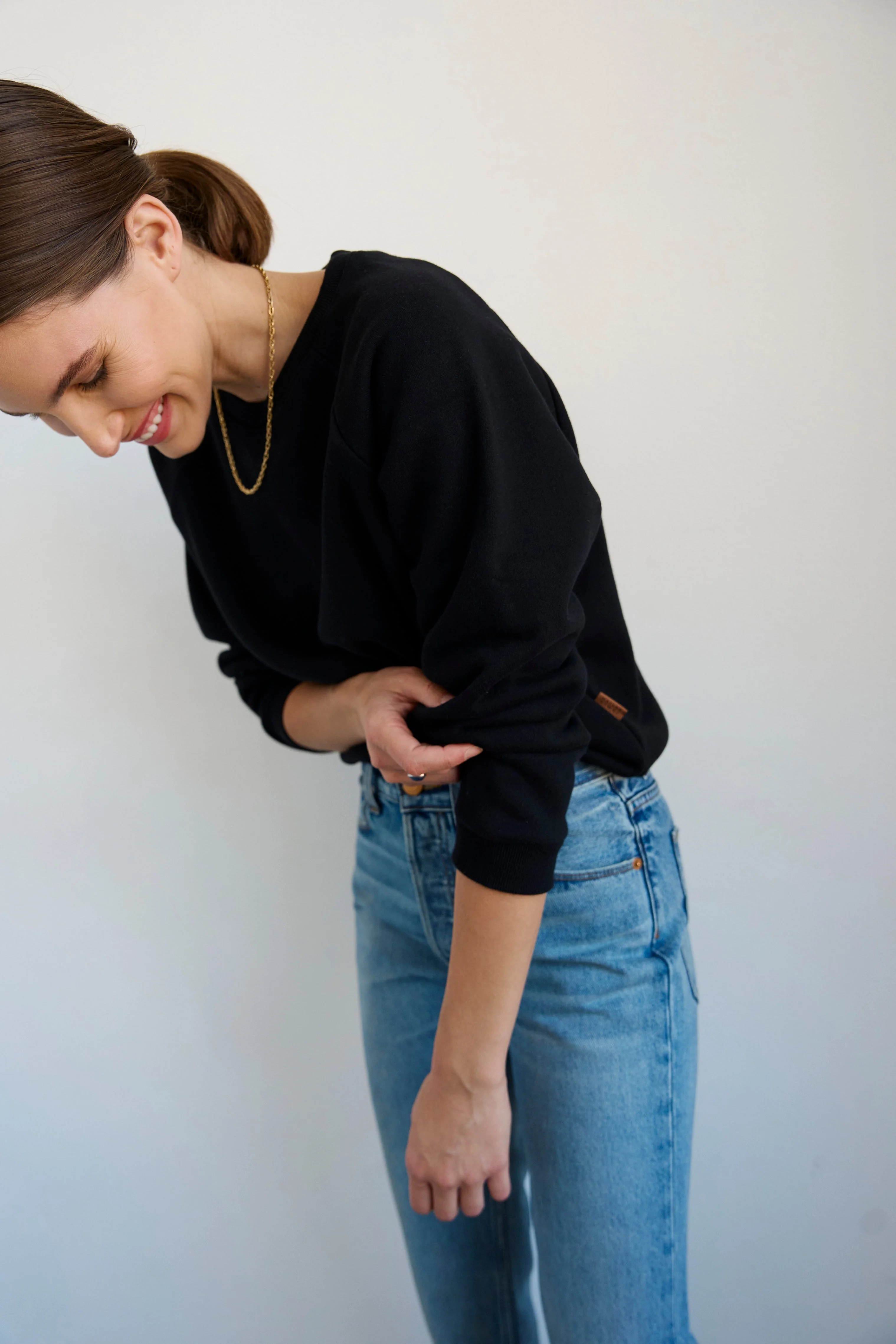 Jamie Haller - The Daily Sweatshirt in Black - Image 14