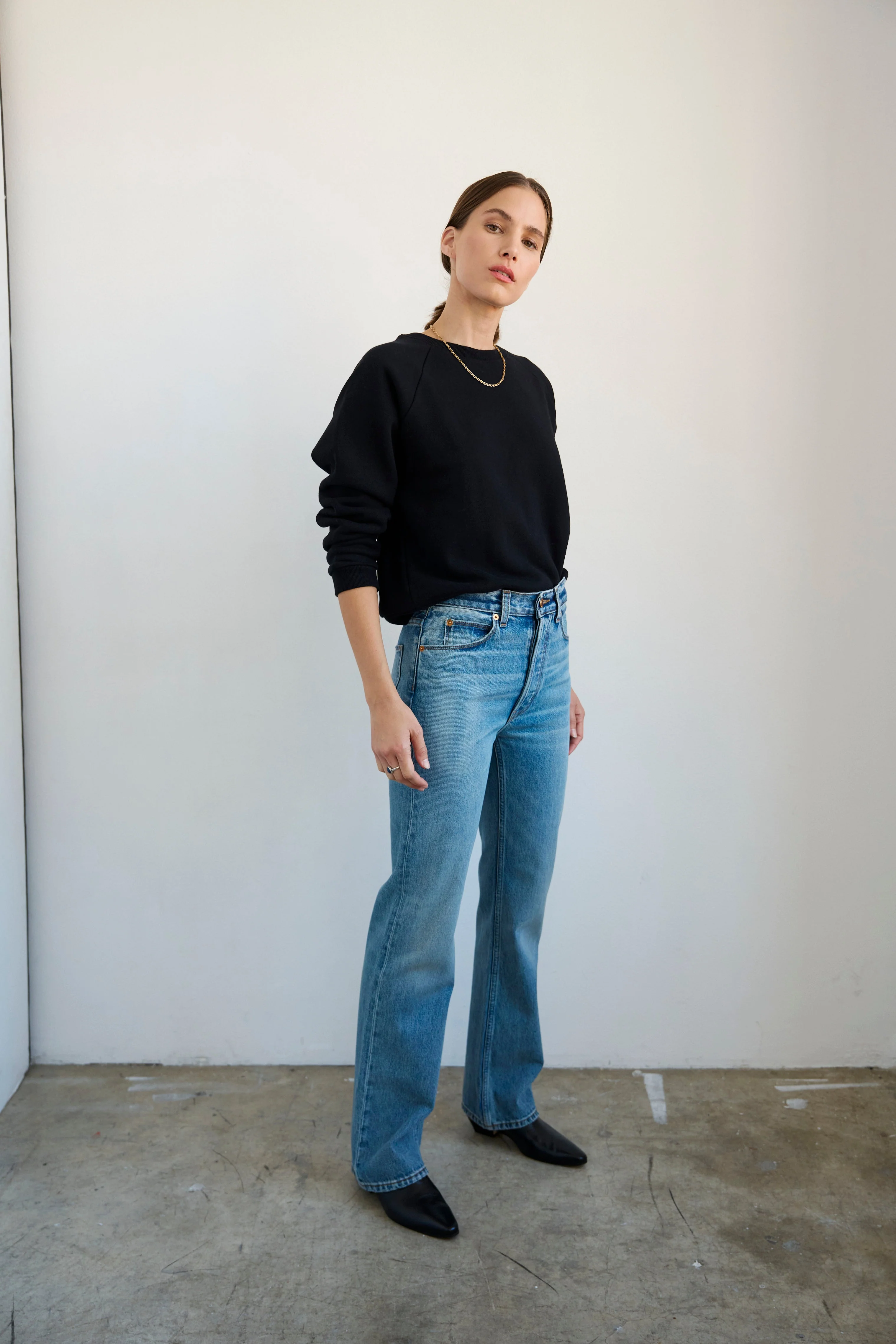 Jamie Haller - The Daily Sweatshirt in Black - Image 6