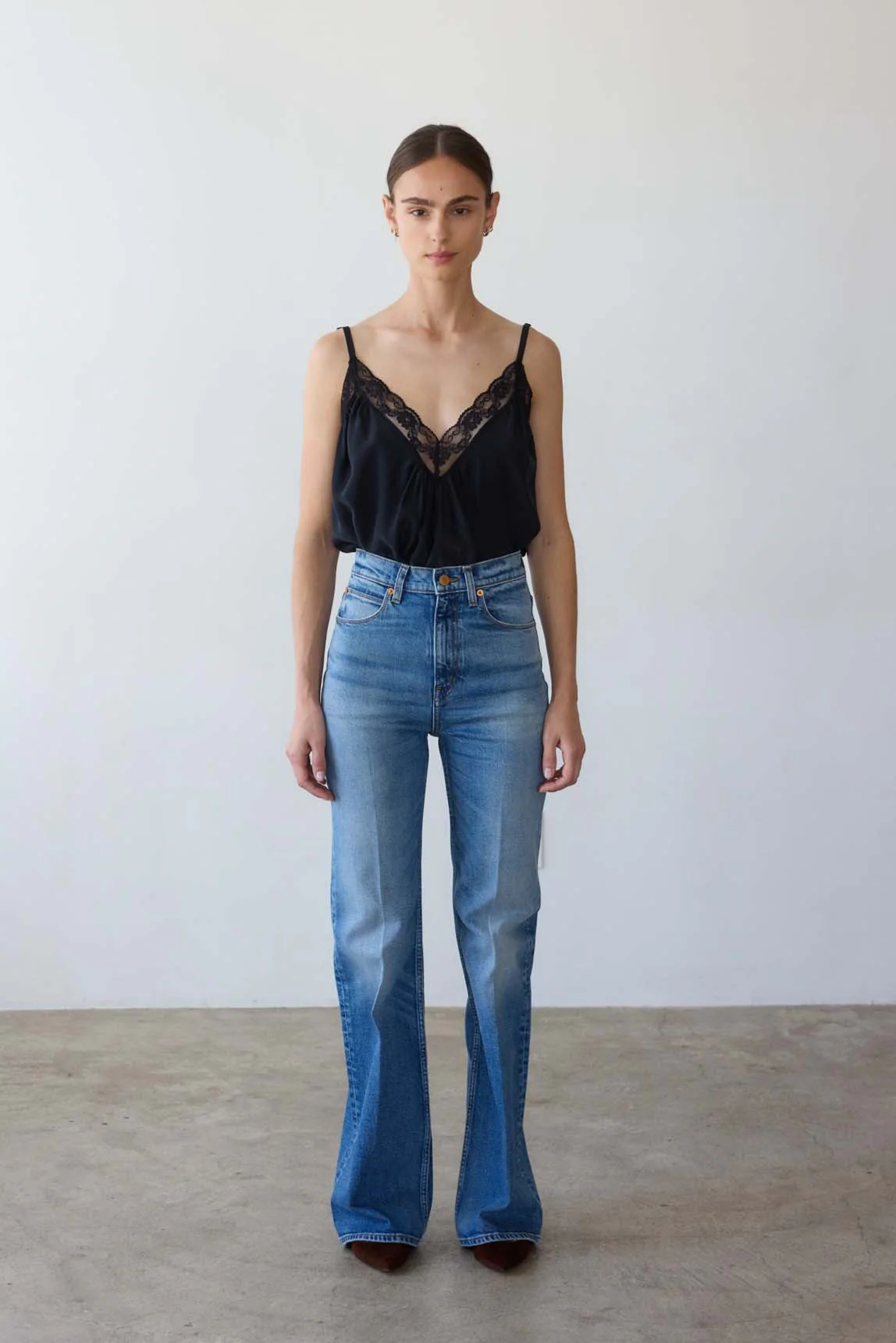 Jamie Haller - The Deep V Cami in Black - Image 13