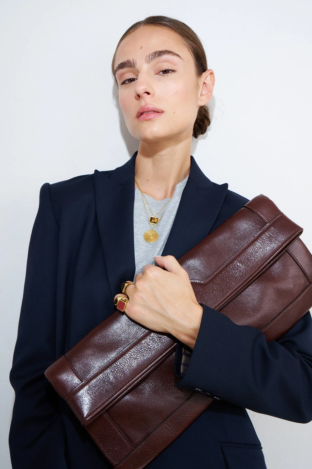 Jamie Haller - The Document Clutch in Oxblood - Image 16