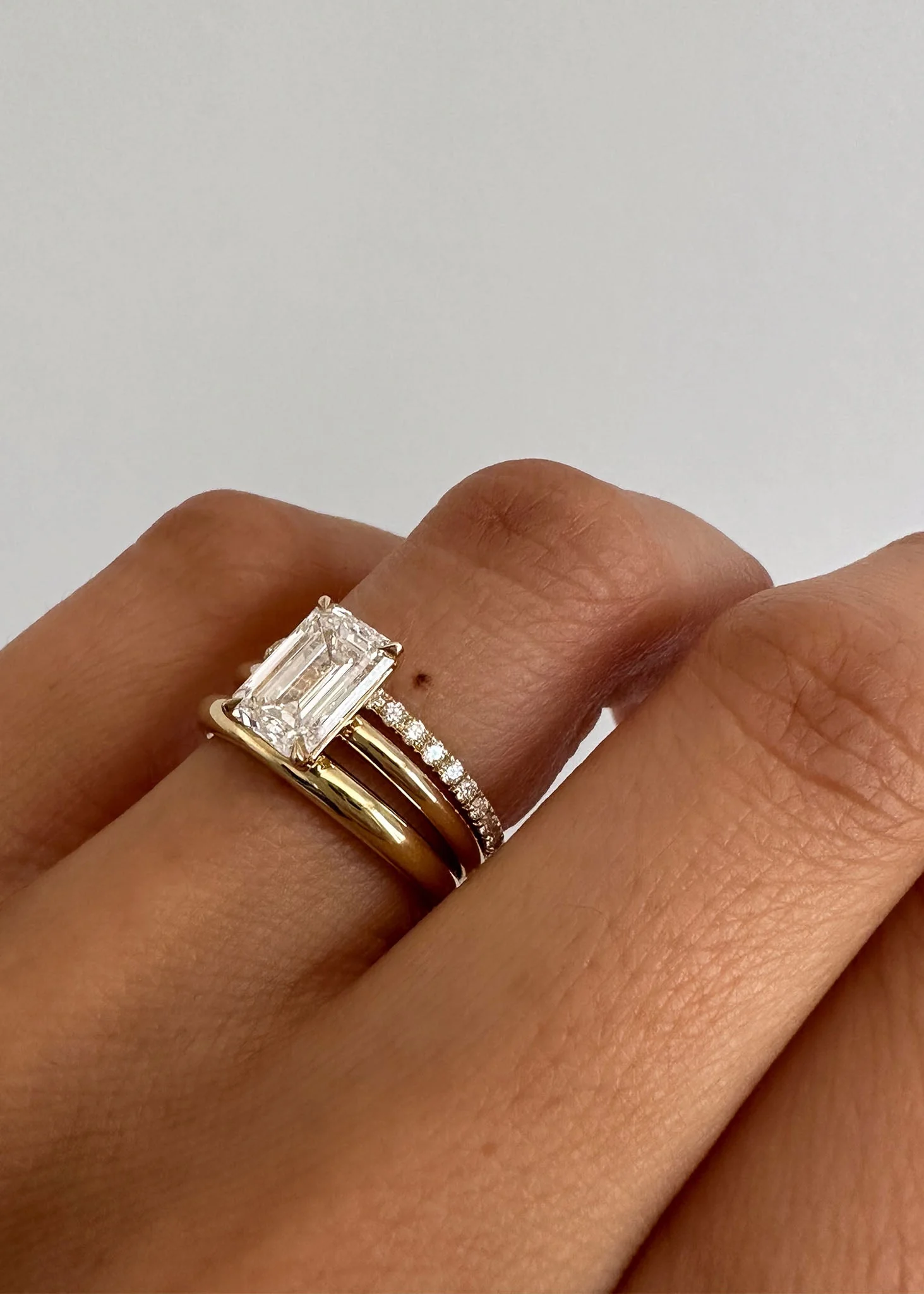 Kinn - Elizabeth Emerald Ring Natural Diamond - Image 4