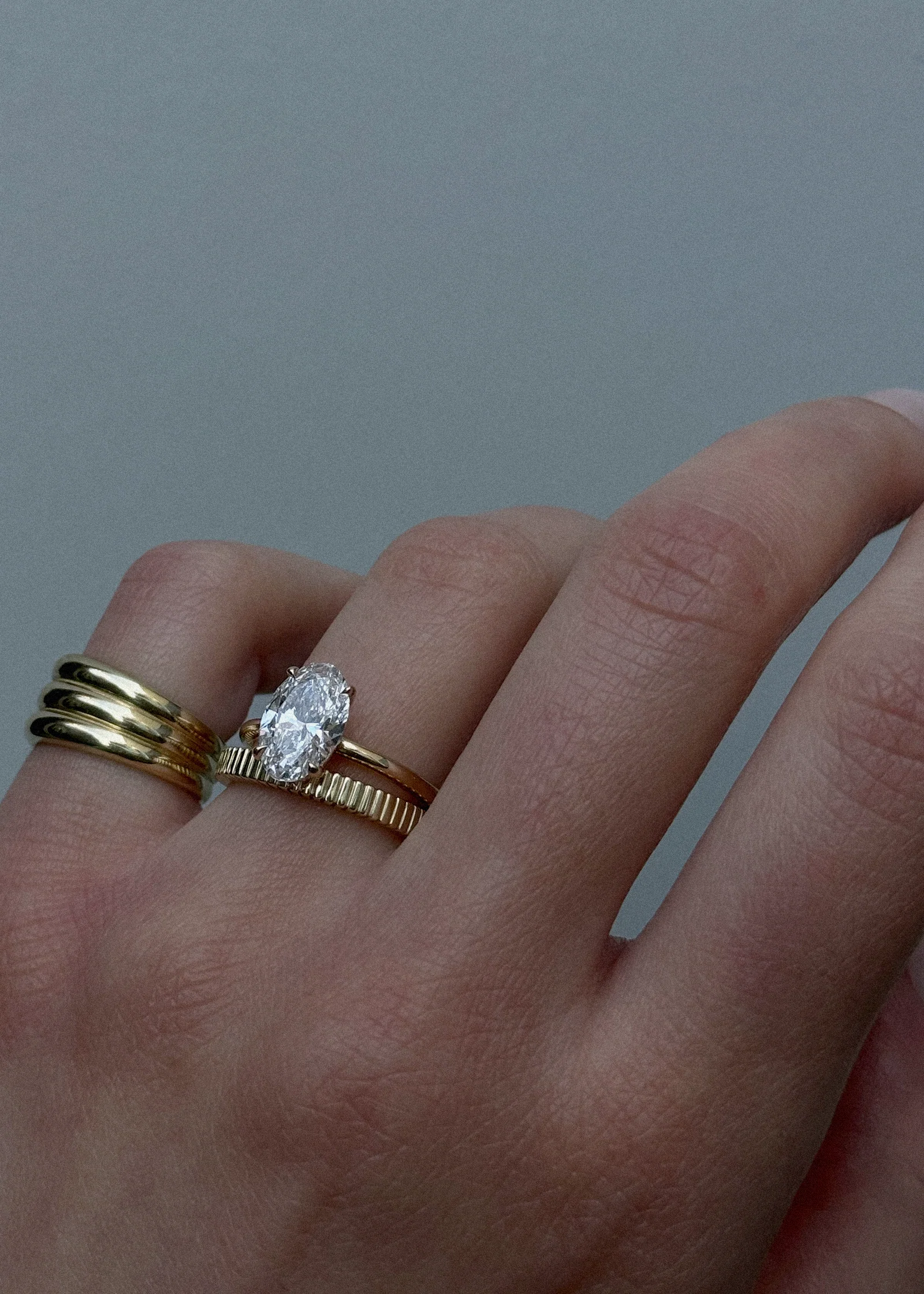 Kinn - Elizabeth Oval Ring Lab Diamond - Image 3