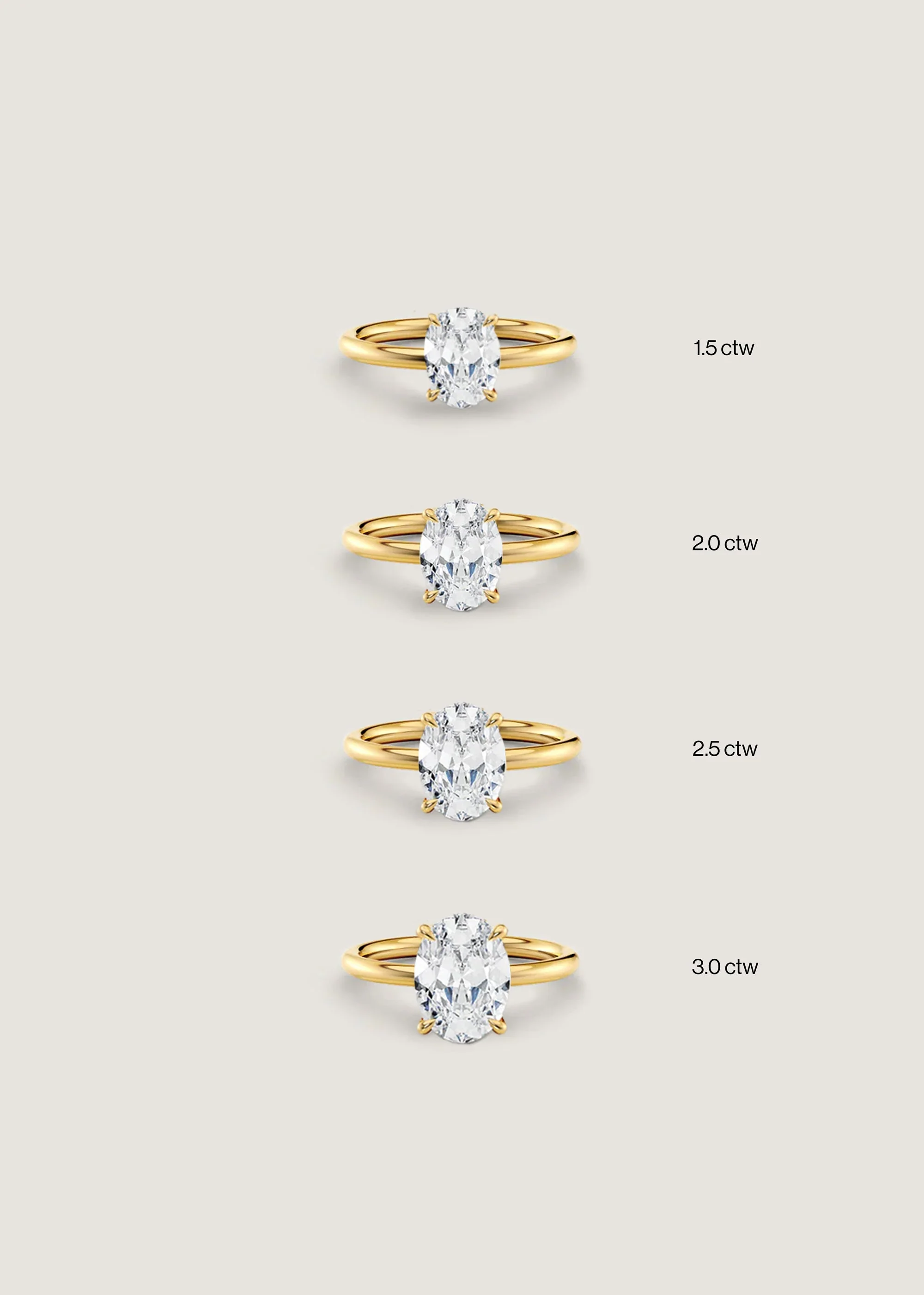 Kinn - Elizabeth Oval Ring Lab Diamond - Image 7
