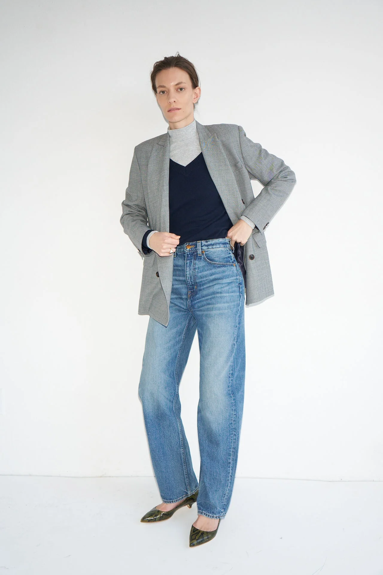 Jamie Haller - The Fan Jean in Borrego Indigo - Image 11