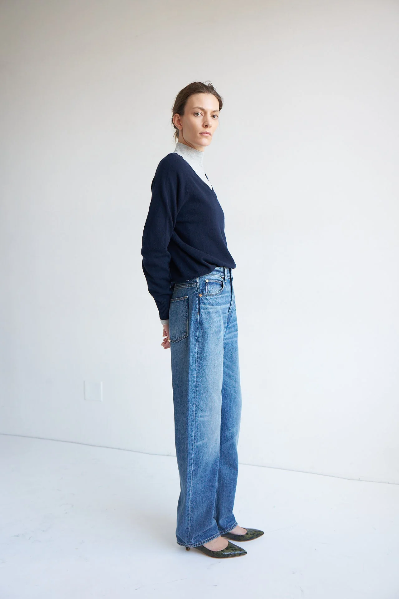 Jamie Haller - The Fan Jean in Borrego Indigo - Image 15