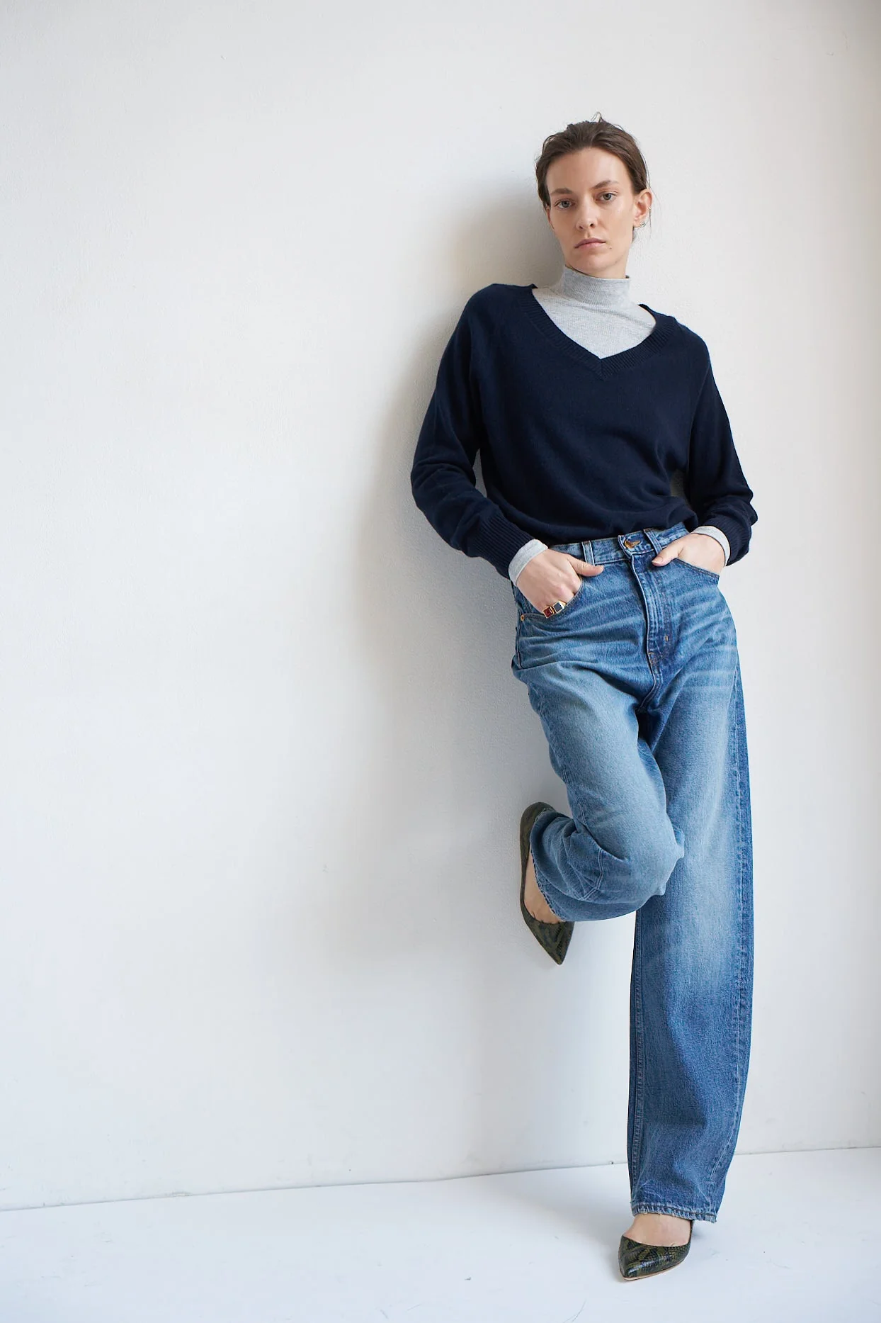 Jamie Haller - The Fan Jean in Borrego Indigo - Image 21