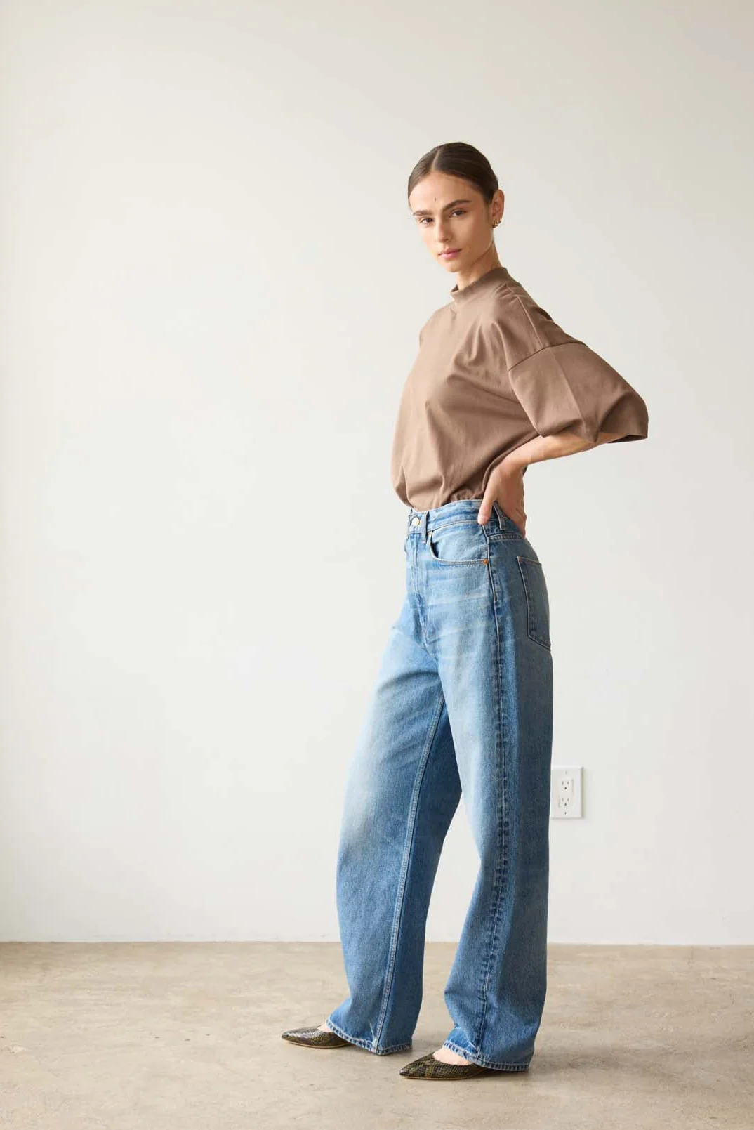 Jamie Haller - The Fan Jean in Borrego Indigo - Image 23