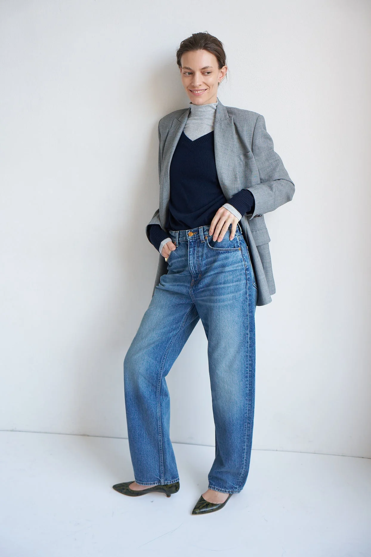 Jamie Haller - The Fan Jean in Borrego Indigo - Image 24