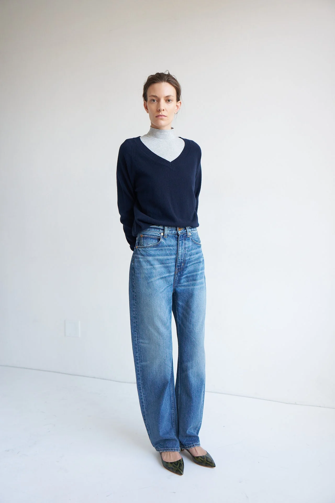 Jamie Haller - The Fan Jean in Borrego Indigo - Image 26