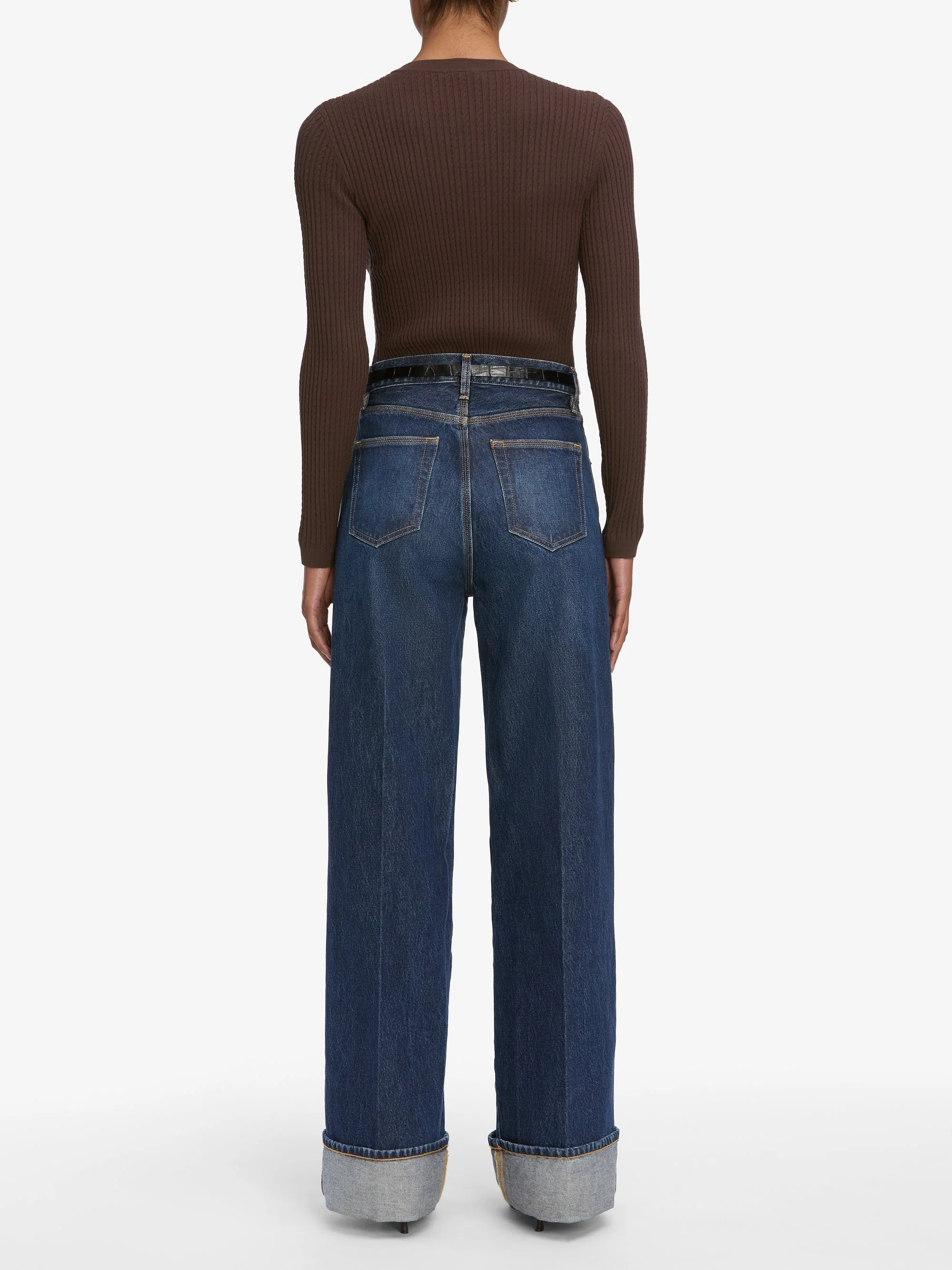 FRAME - The Fine Cable Sweater - Image 5