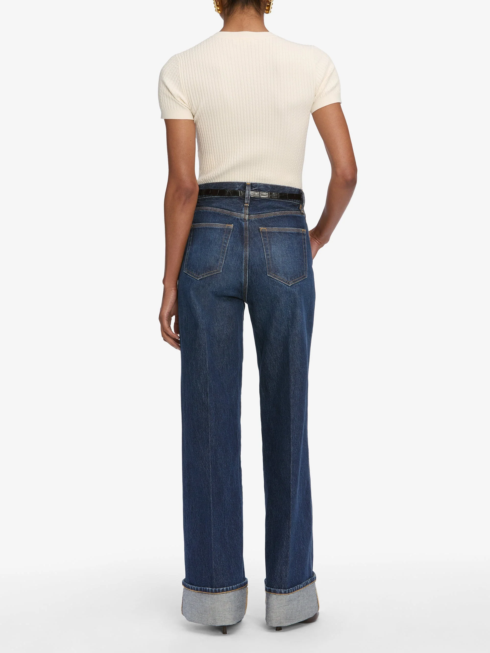 FRAME - The Fine Cable Tee - Image 6