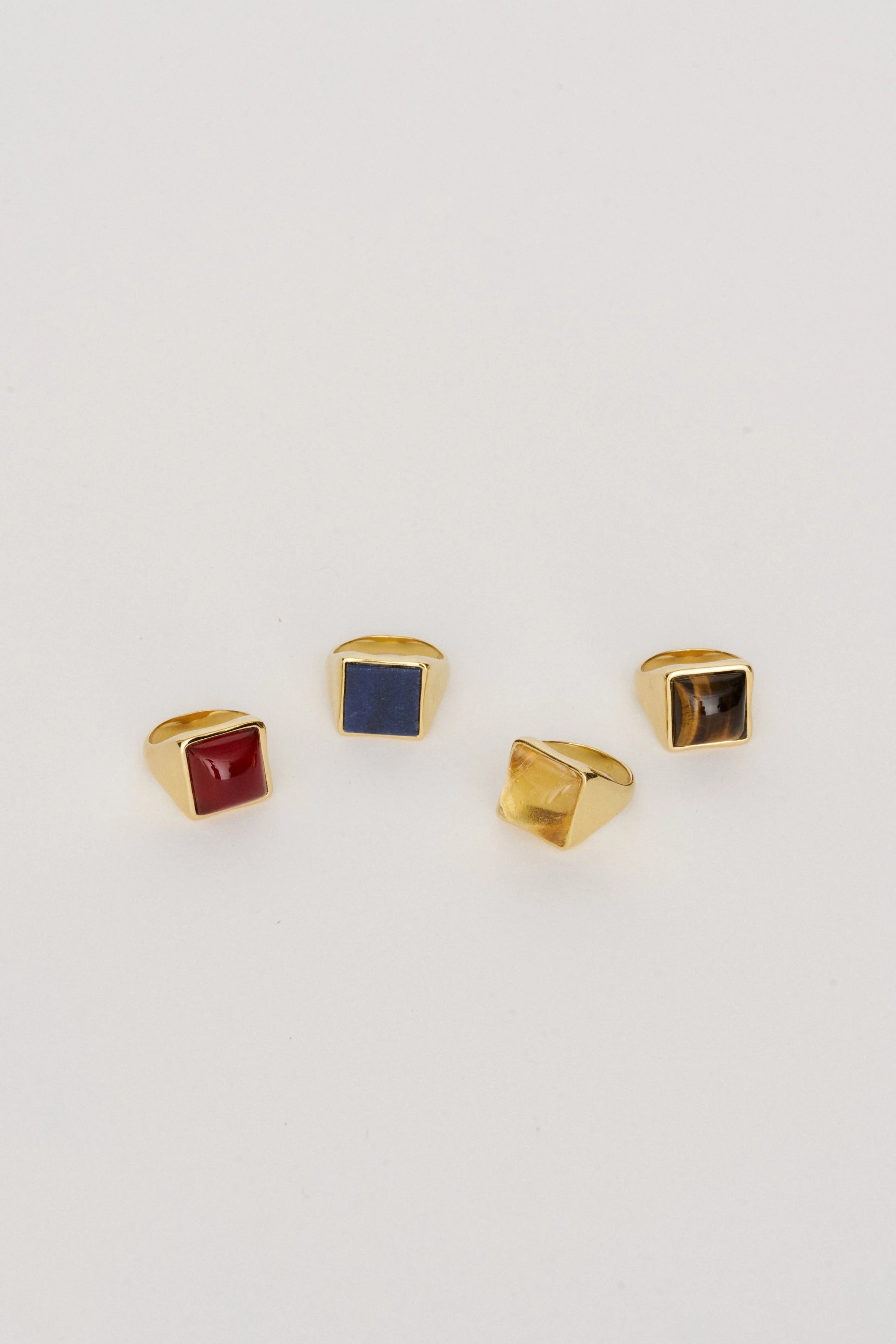 Jamie Haller - The Nina Flat Signet Ring in Blue Aventurine - Image 9