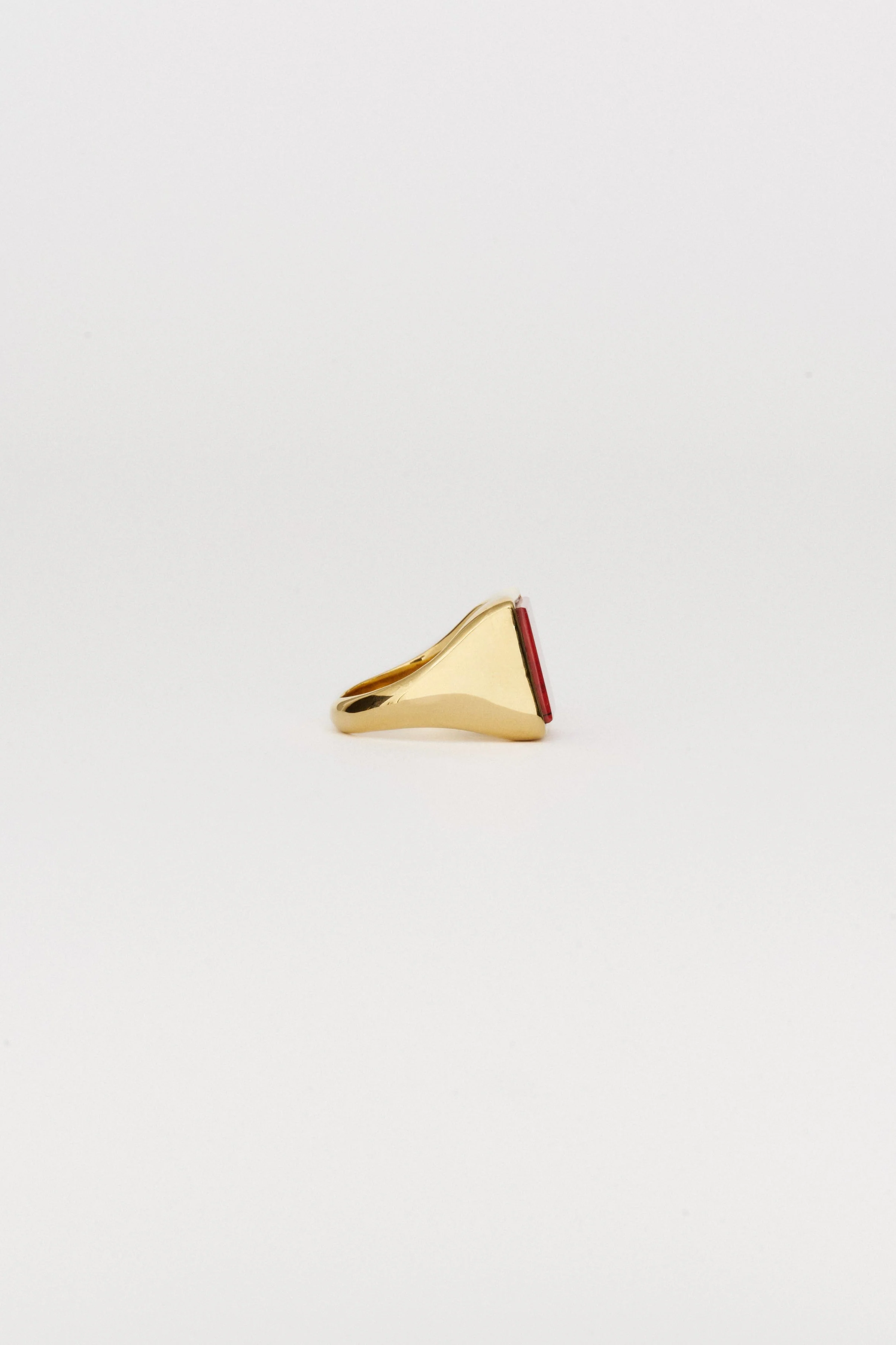 Jamie Haller - The Nina Flat Signet Ring in Red Jasper - Image 13