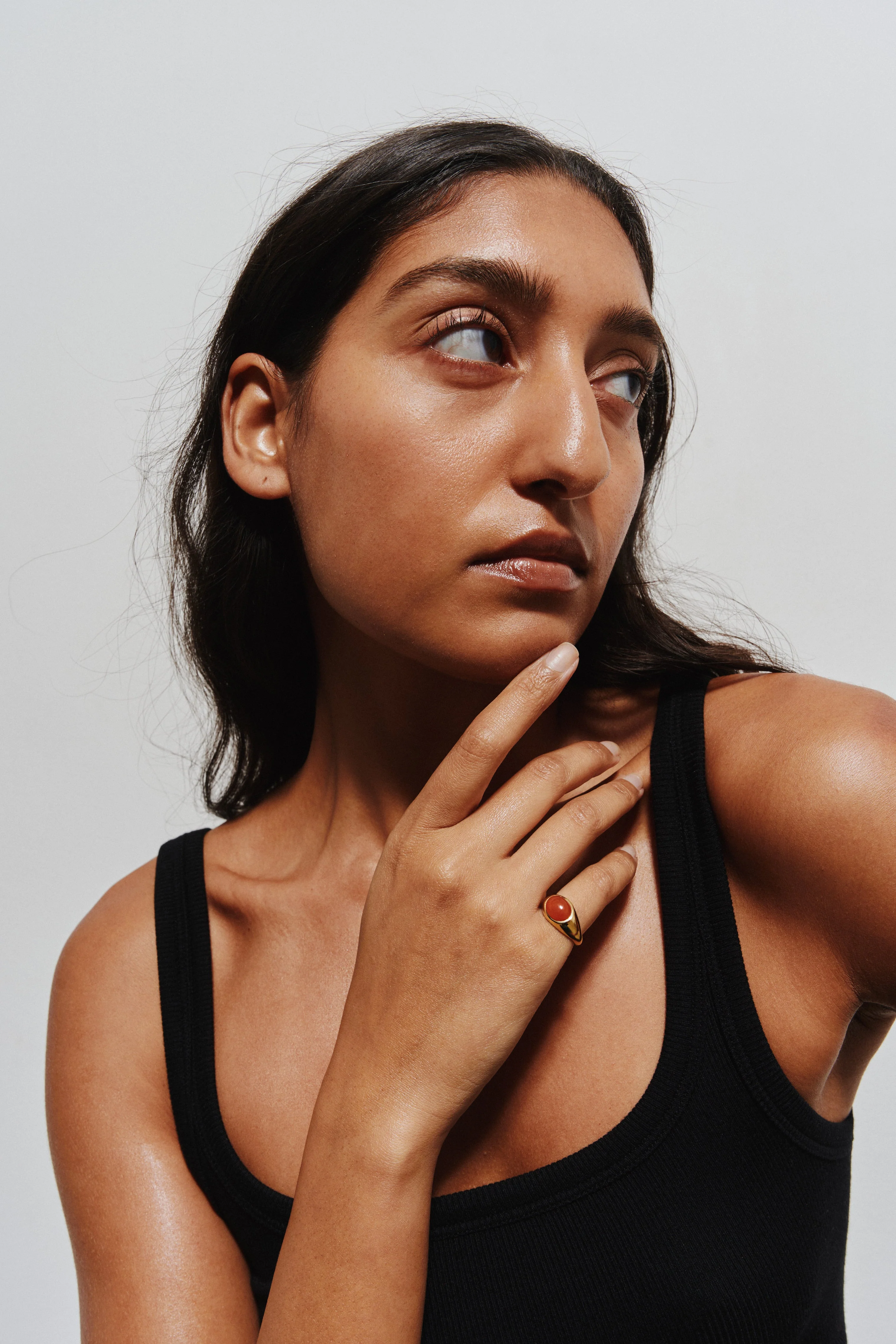 Jamie Haller - The Francis Oval Signet Ring in Carnelian - Image 3
