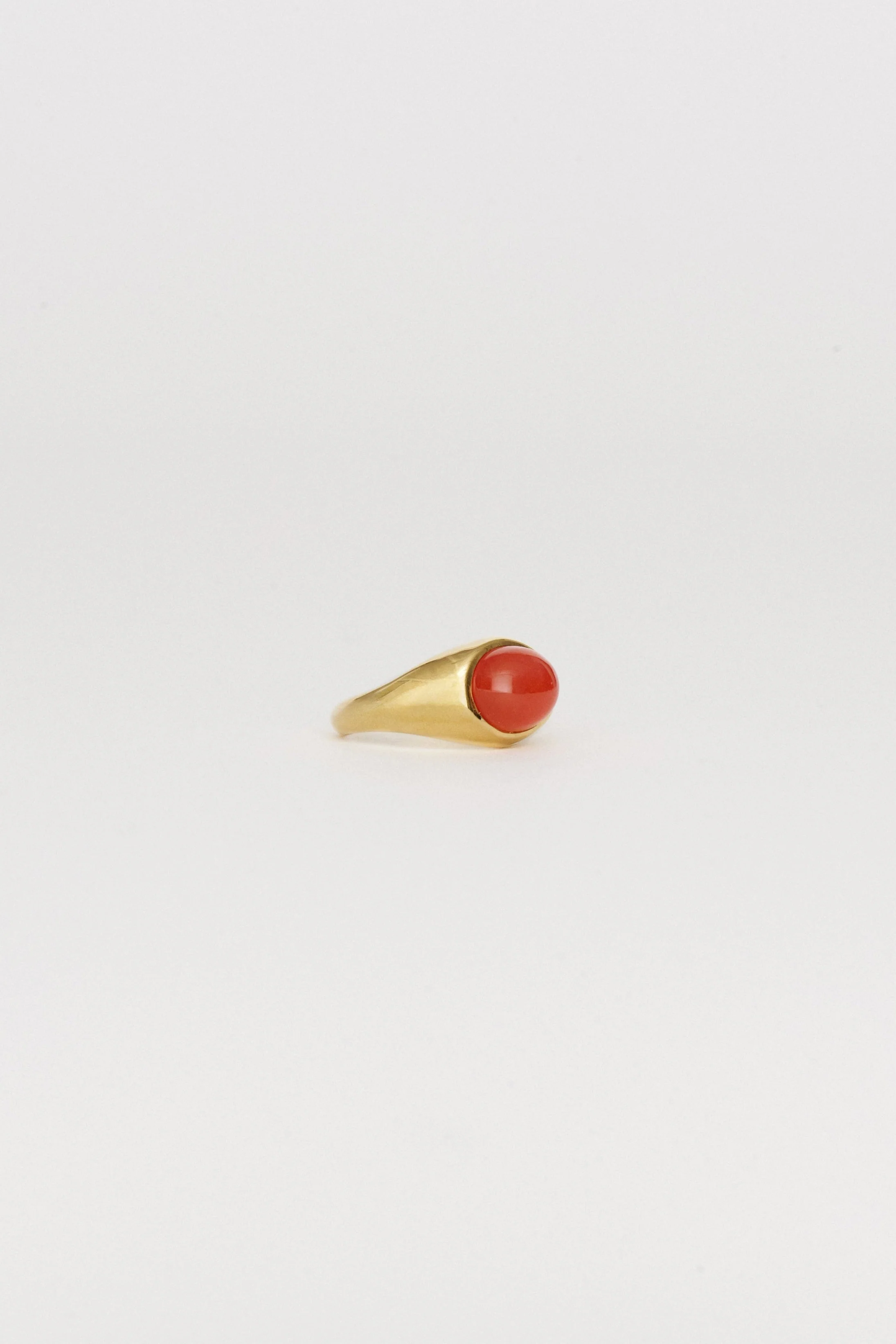 Jamie Haller - The Francis Oval Signet Ring in Carnelian - Image 5