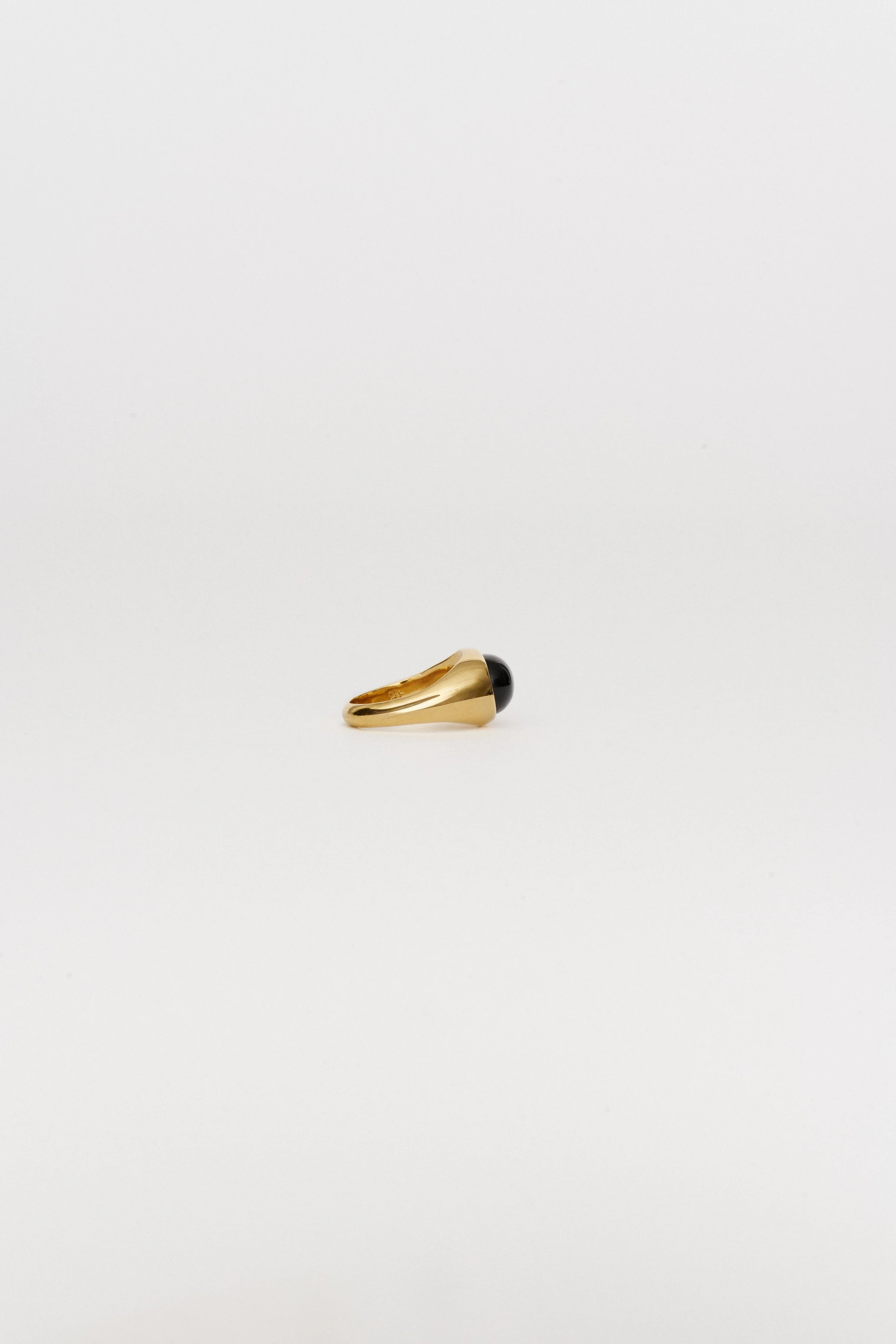 Jamie Haller - The Francis Oval Signet Ring in Onyx - Image 12