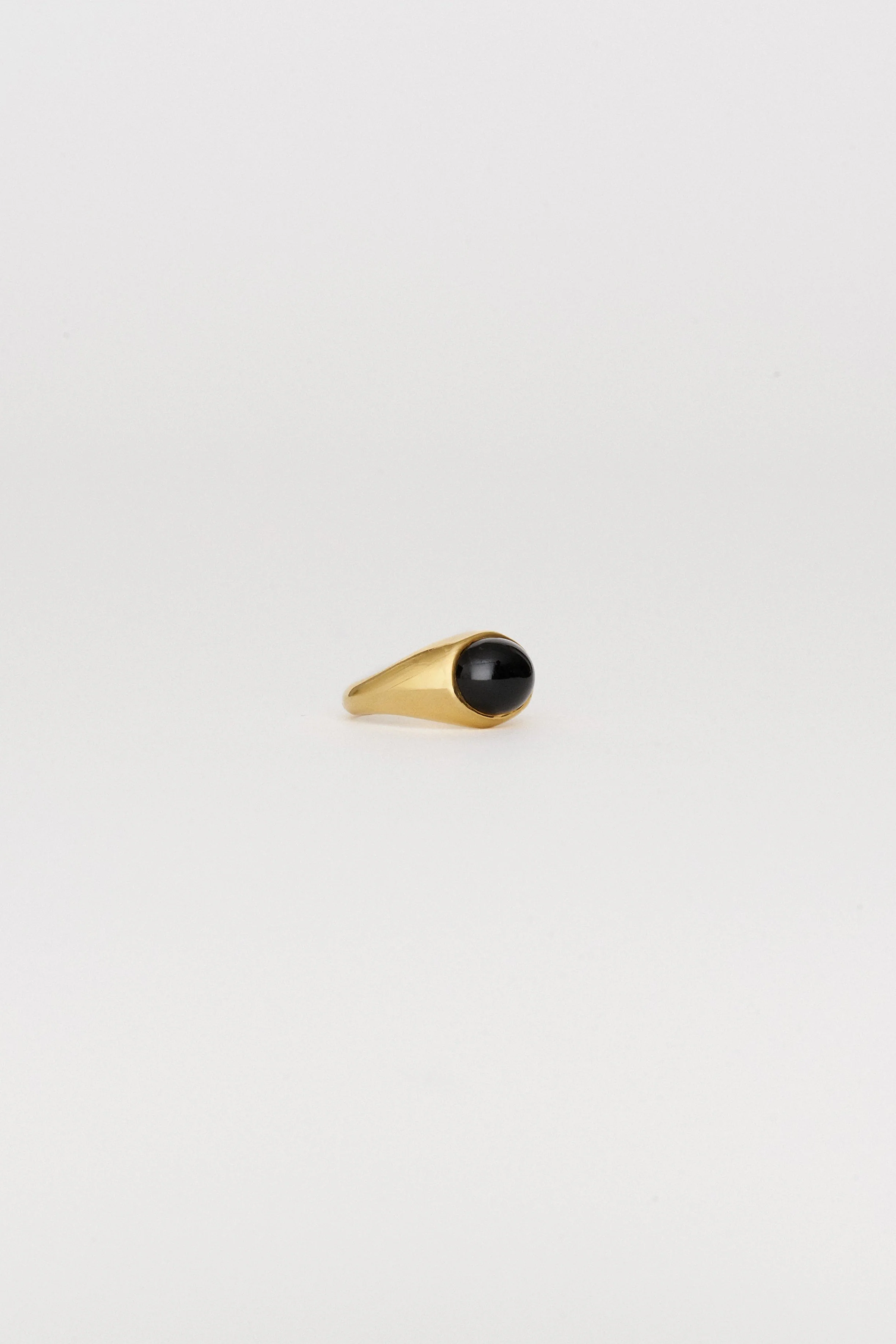 Jamie Haller - The Francis Oval Signet Ring in Onyx - Image 4