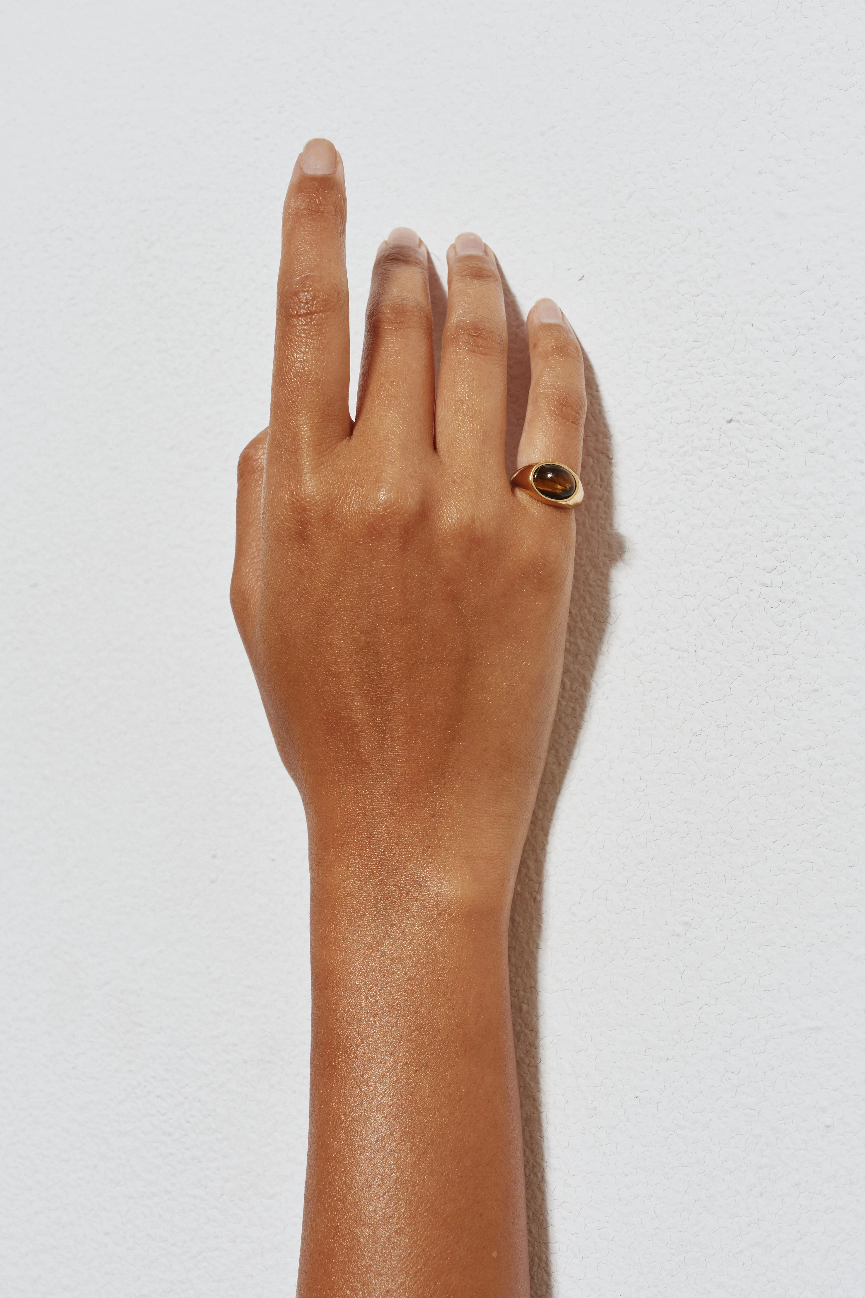 Jamie Haller - The Francis Oval Signet Ring in Tigers Eye - Image 2