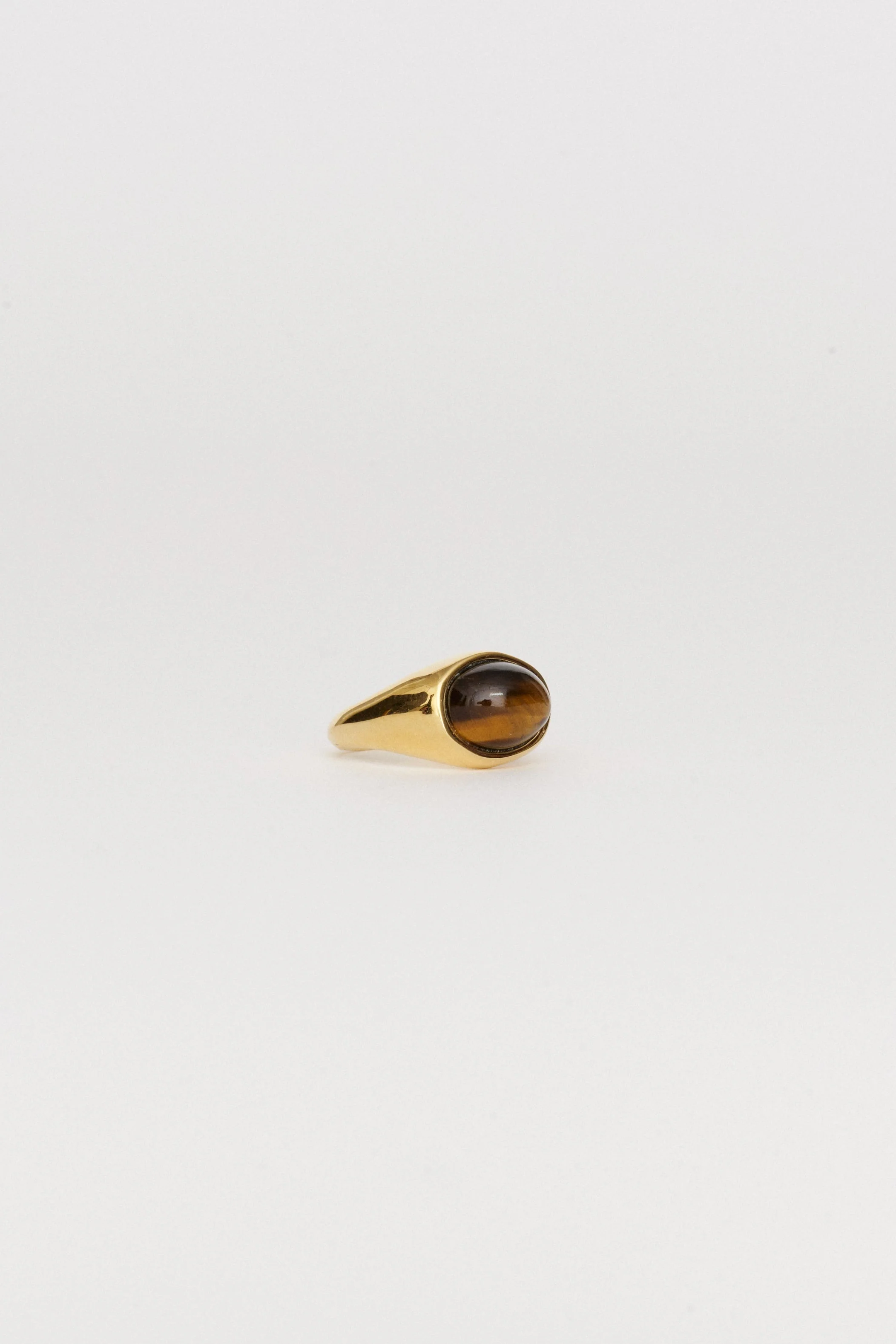 Jamie Haller - The Francis Oval Signet Ring in Tigers Eye - Image 3
