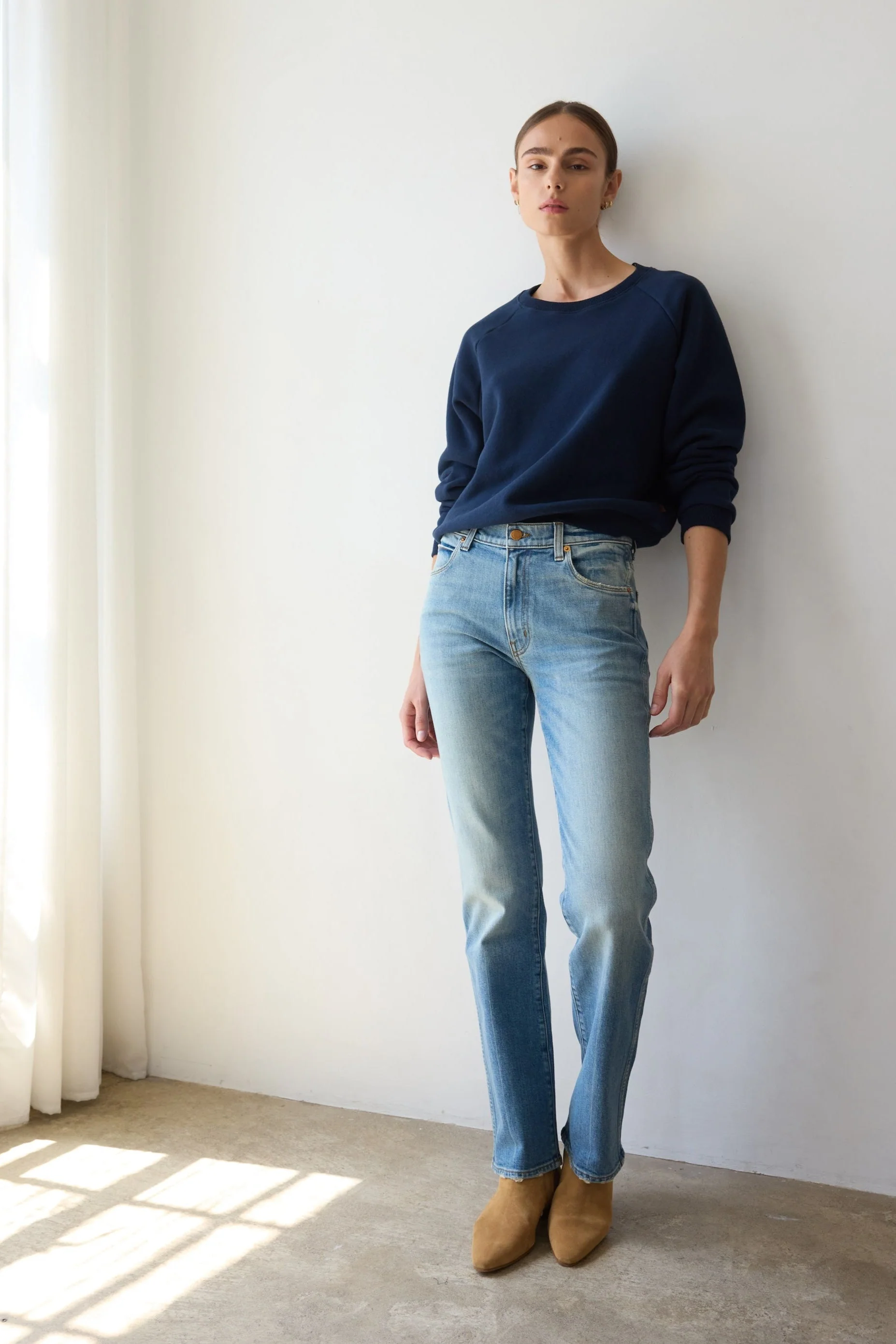 Jamie Haller - The Freddie Jean in Worn Indigo - Image 4