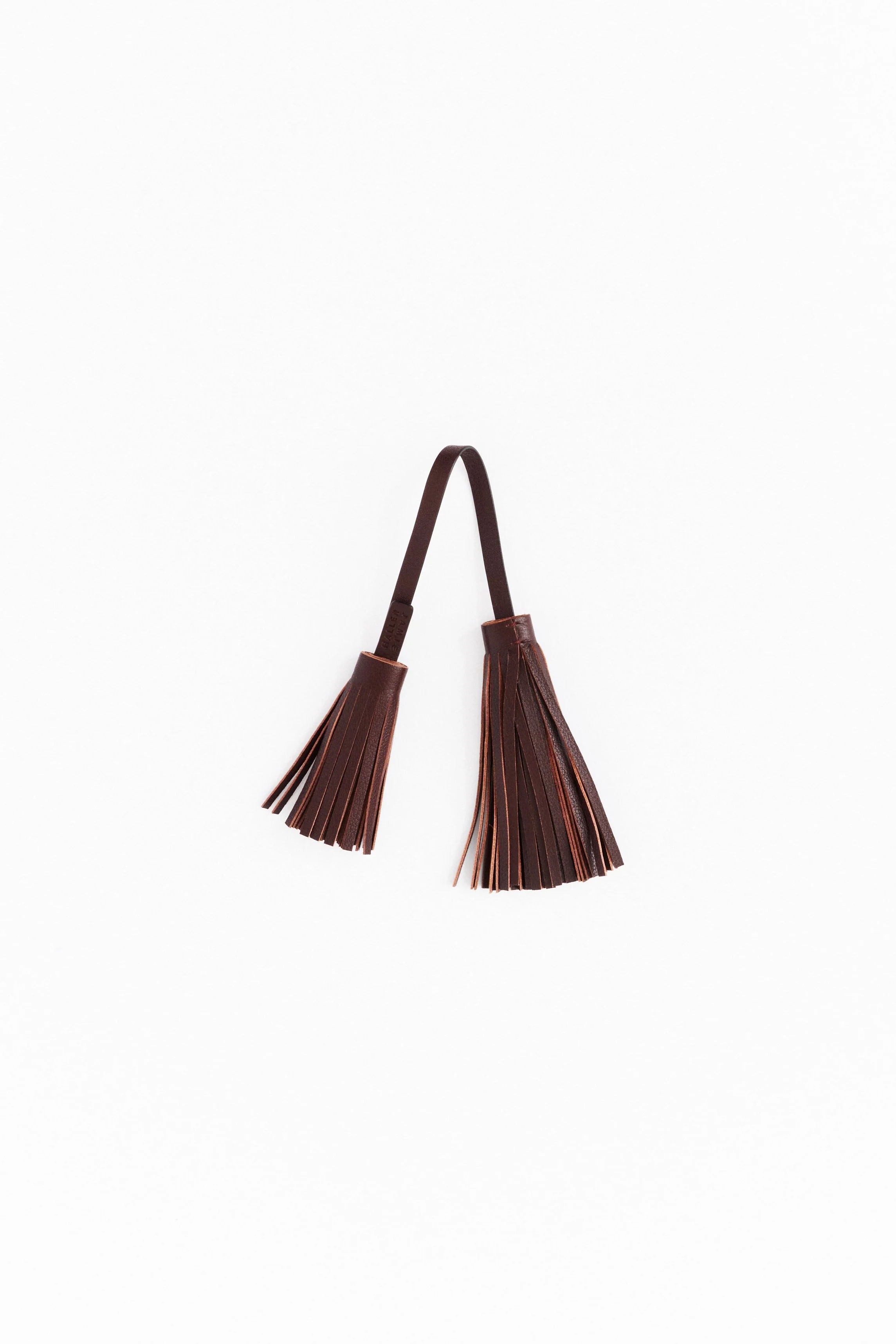 Jamie Haller - The Fringe Tassel Tie in Oxblood - Image 7